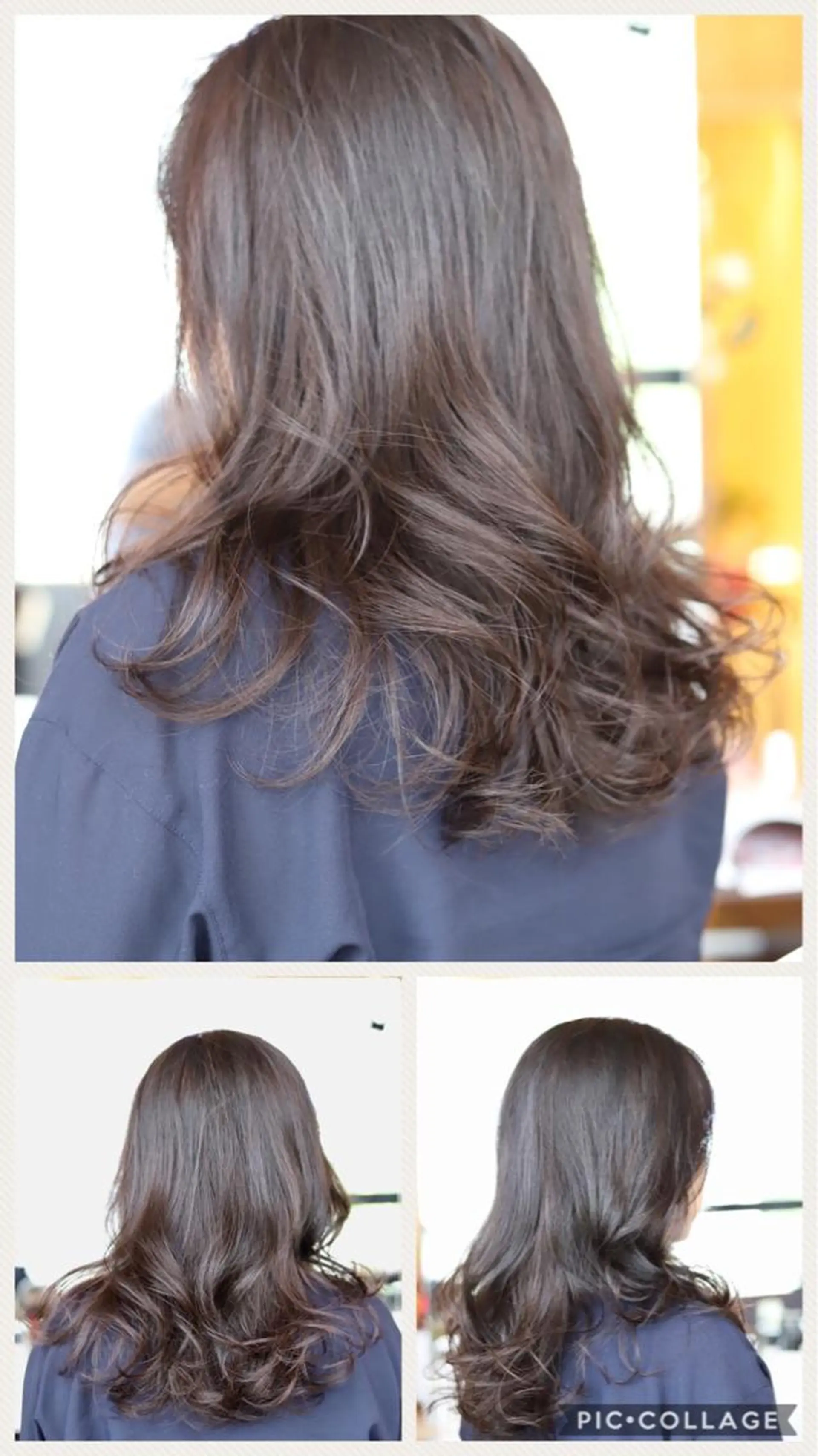 ロング カラー カット ヘアカラー トリートメント アドミラルYoshi oのヘアスタイル