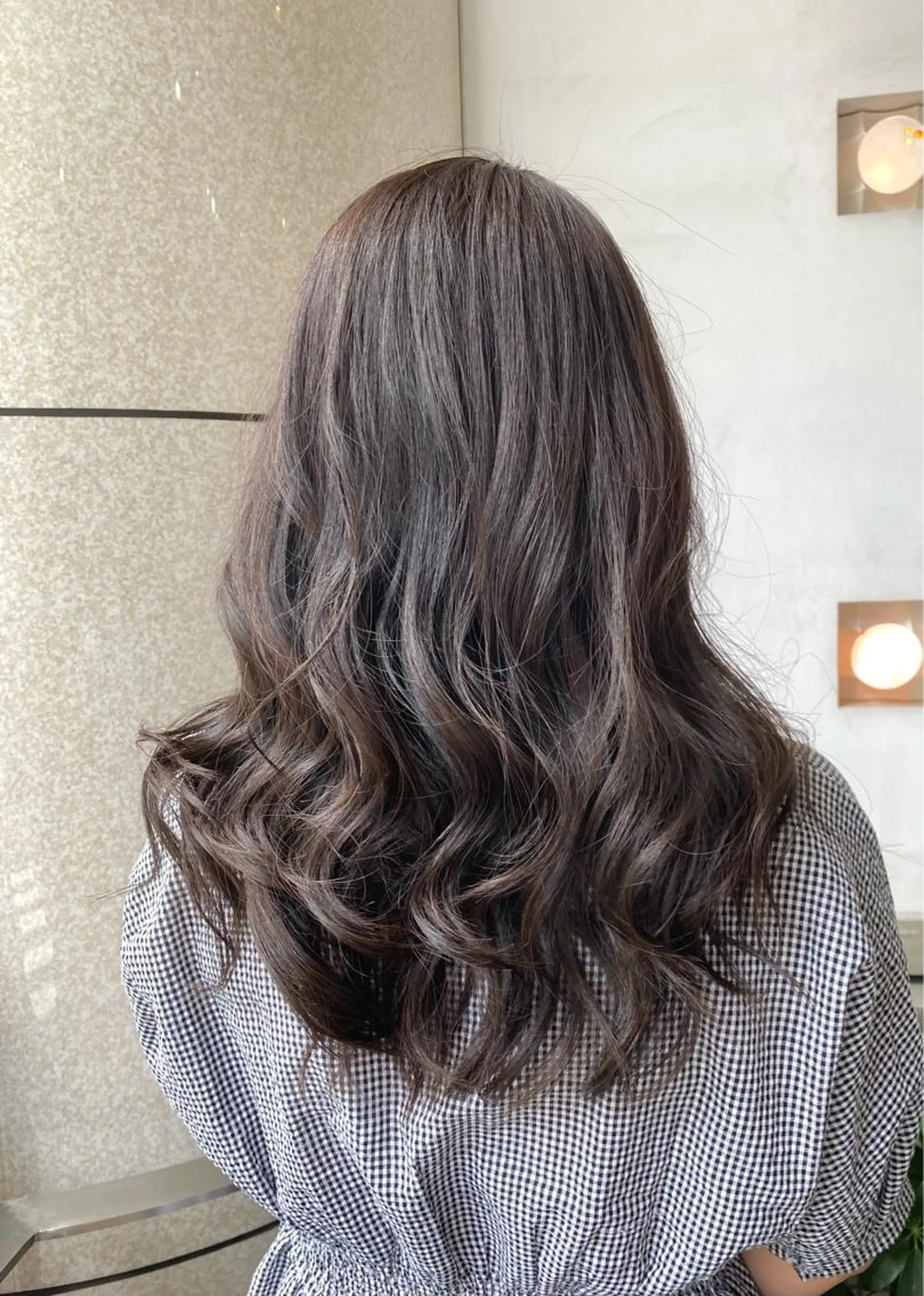 ロング カラー グレージュ 髪質改善 トリートメント ヘアカラー トリートメント 統括マネージャー/ 髪のドクター/前原悟のヘアスタイル