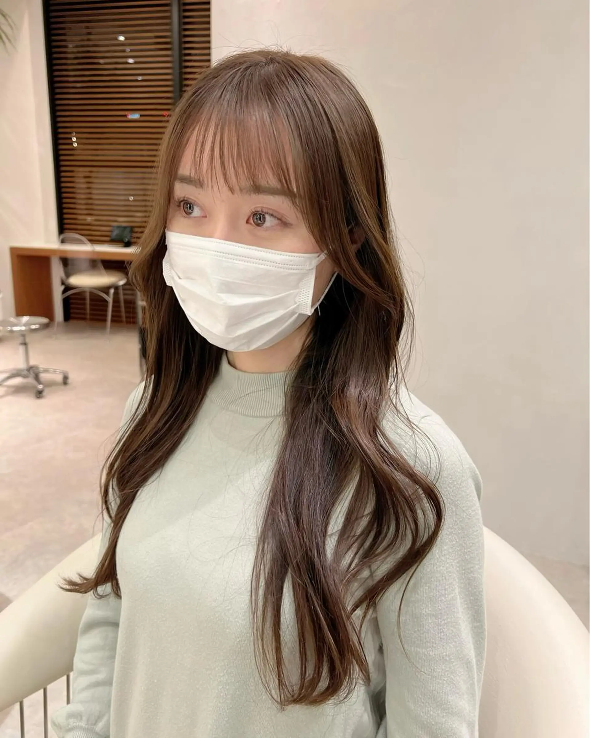 セミロング カラー イルミナカラー 韓国風ヘア レイヤーカット カット ヘアカラー トリートメント ヘアセット 韓国レイヤー🇰🇷 韓国研修◎渋谷カイトのヘアスタイル