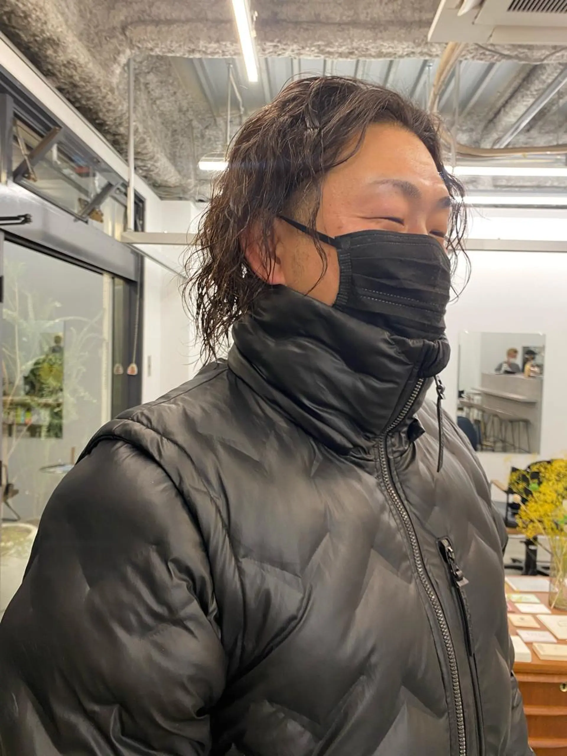 パーマ メンズ メンズパーマ ツイストスパイラルパーマ スパイラルパーマ パーマ 顔周りカット/透明感 カラー/rioのヘアスタイル