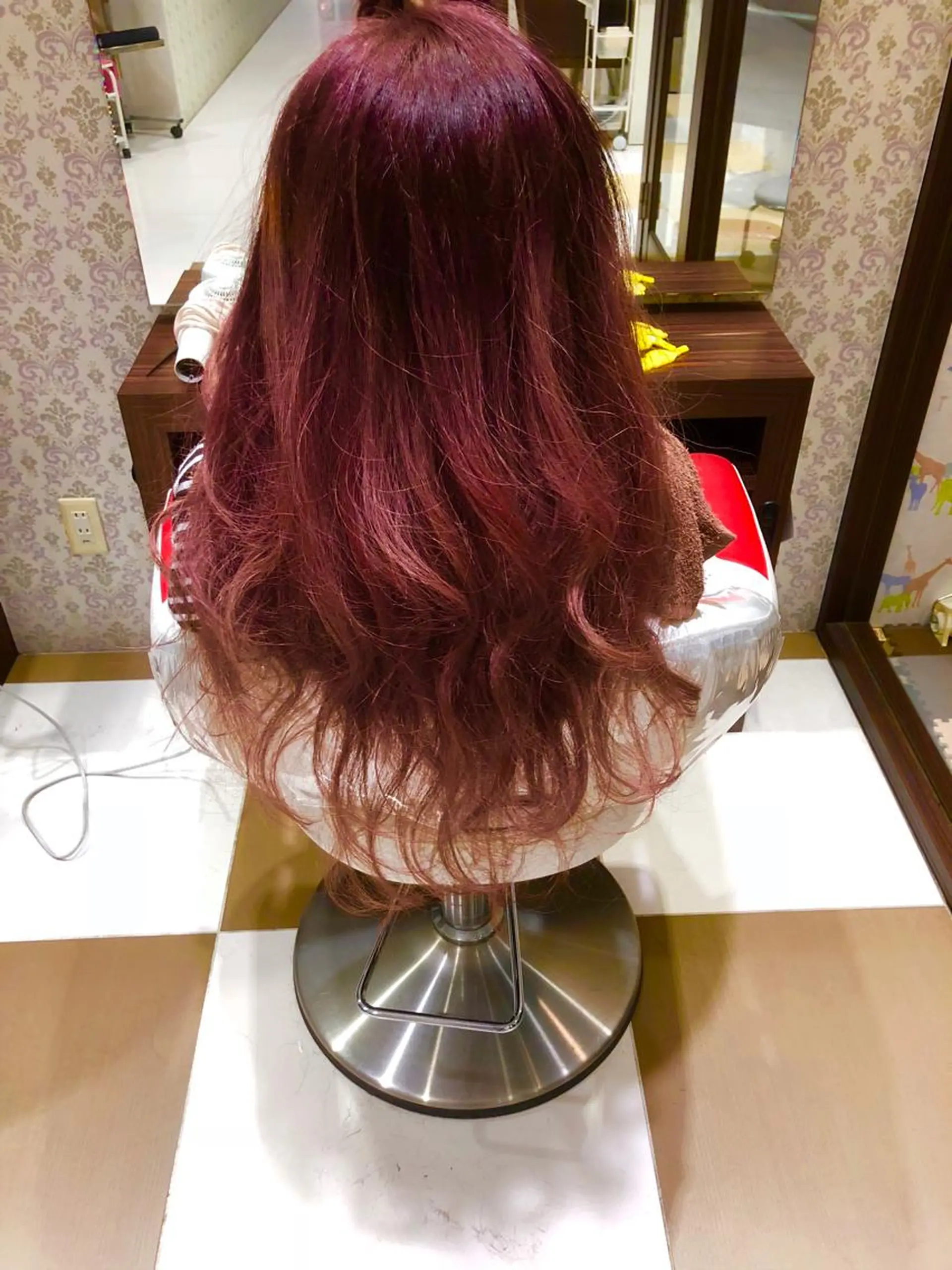 ロング カラー ブリーチ グラデーションカラー ハイライトカラー ハイライト アンドウ ユウ/ レイヤーカット/韓国のヘアスタイル