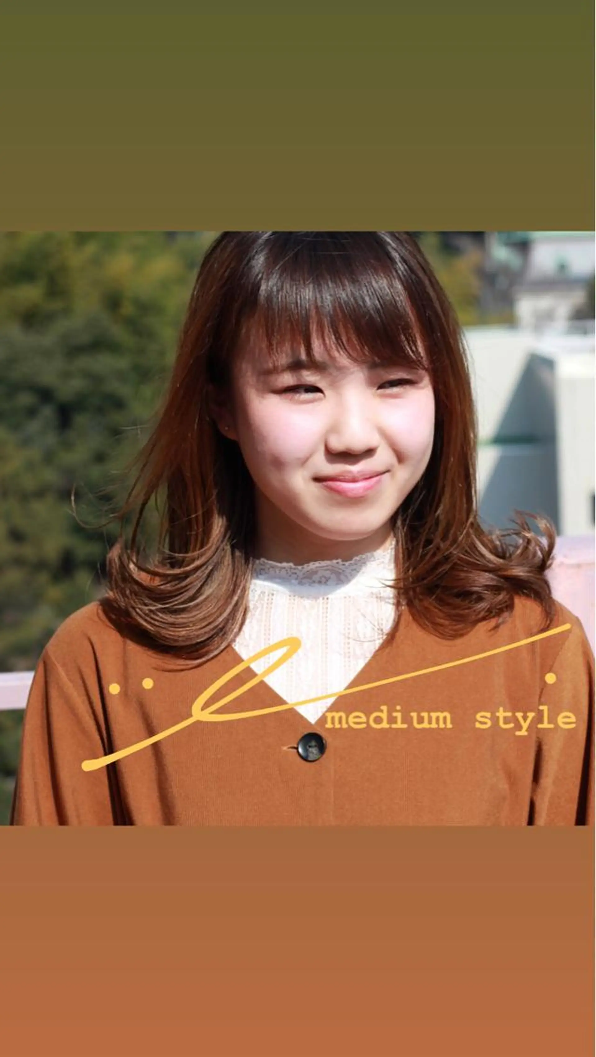 ミディアム 外ハネヘア トリートメント Viage （ビアージュ）のヘアスタイル