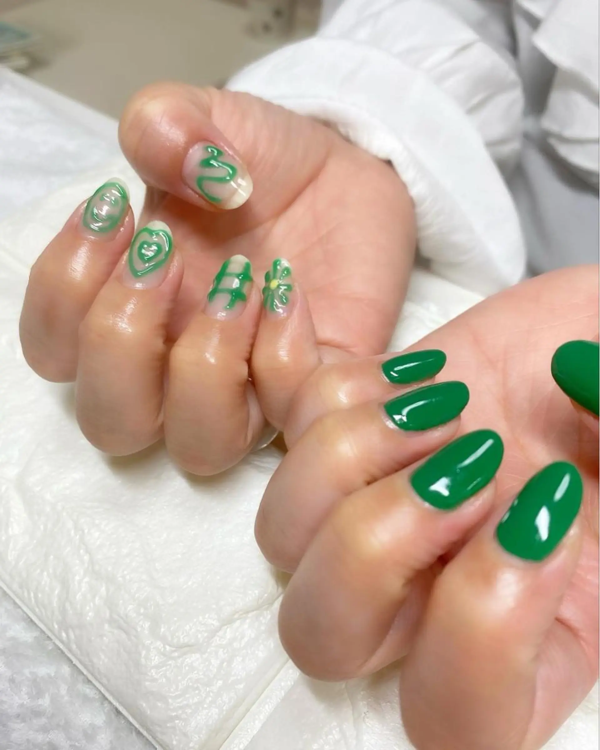 ネイル 持ち込み ハンドネイル Marina Yamagataのネイルデザイン