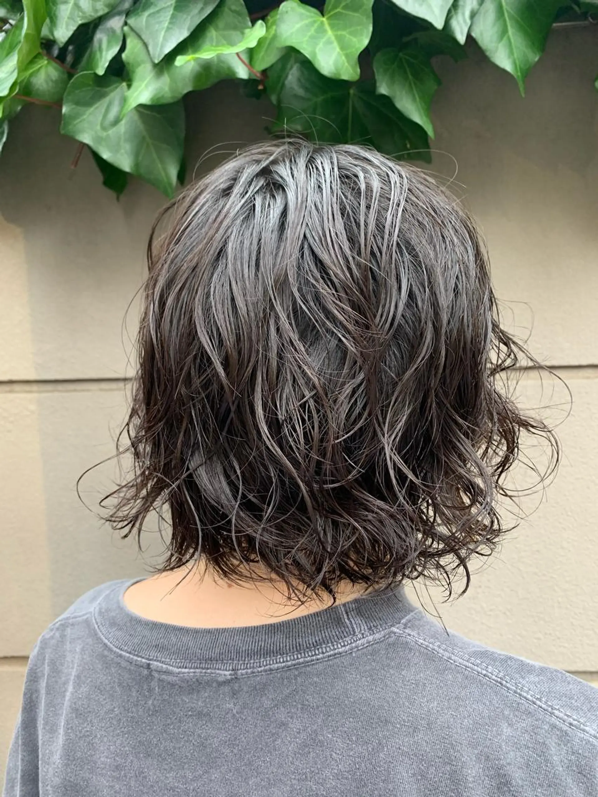 ミディアム ミディアムパーマ 髪質改善🌈 tomomiのヘアスタイル