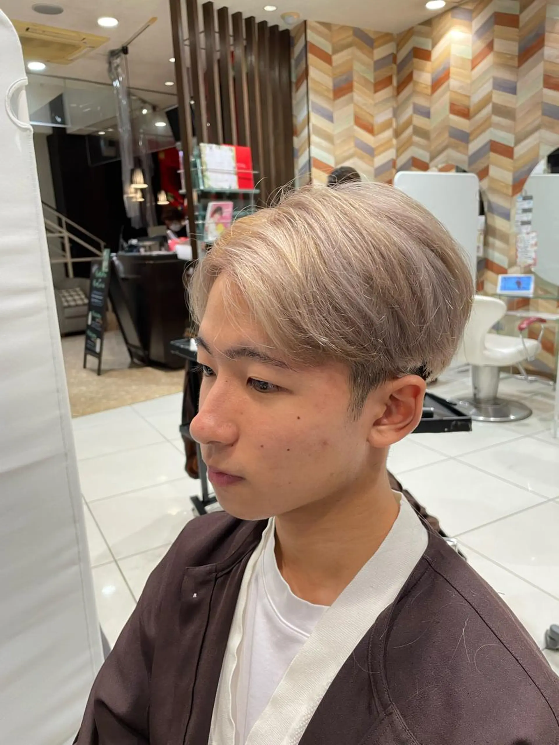 カラー 中島 稔/稲毛メンズパーマのヘアスタイル