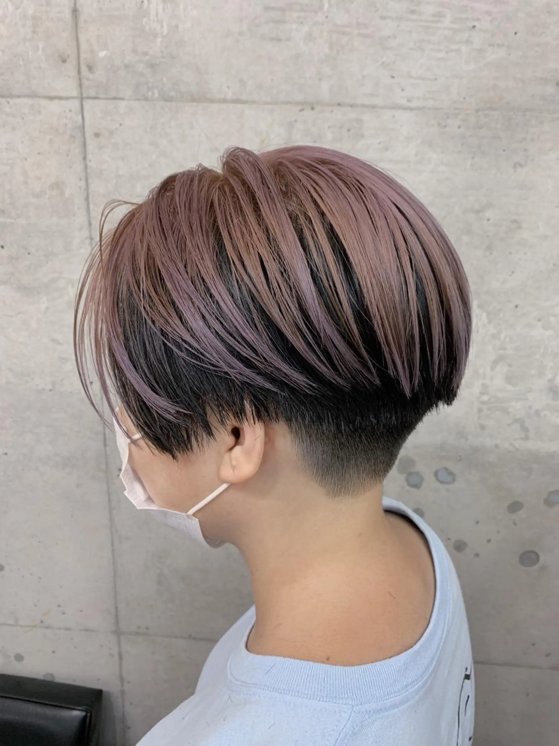 ショート カラー 切りっぱなしボブ ハンサムショート アディクシーカラー ブリーチ ケアブリーチ 松本 和之のエステ・リラクイメージ