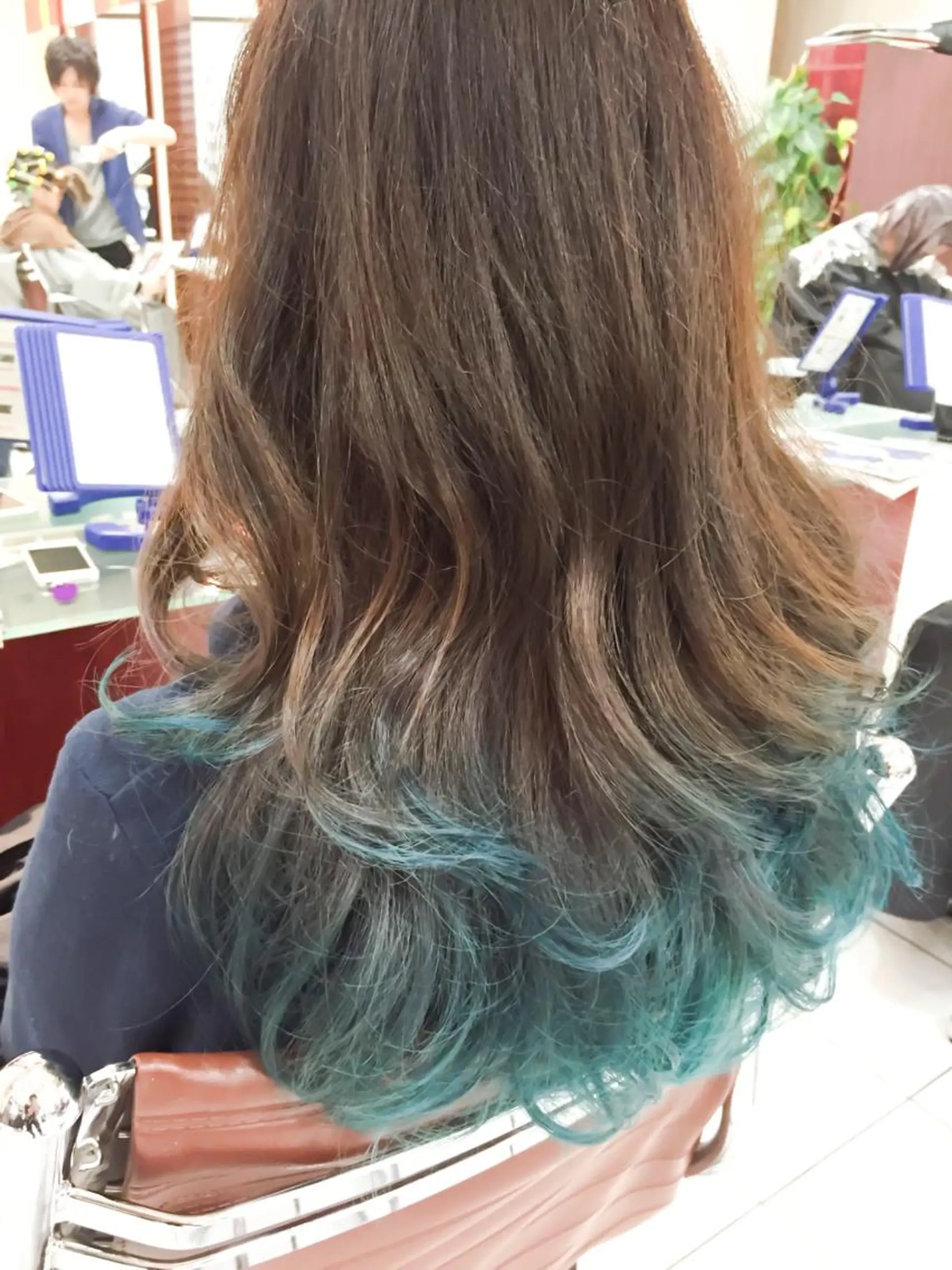 ミディアム カラー ヘアアレンジ モテ髪透明感❤️ デイズヘアカラーのヘアスタイル