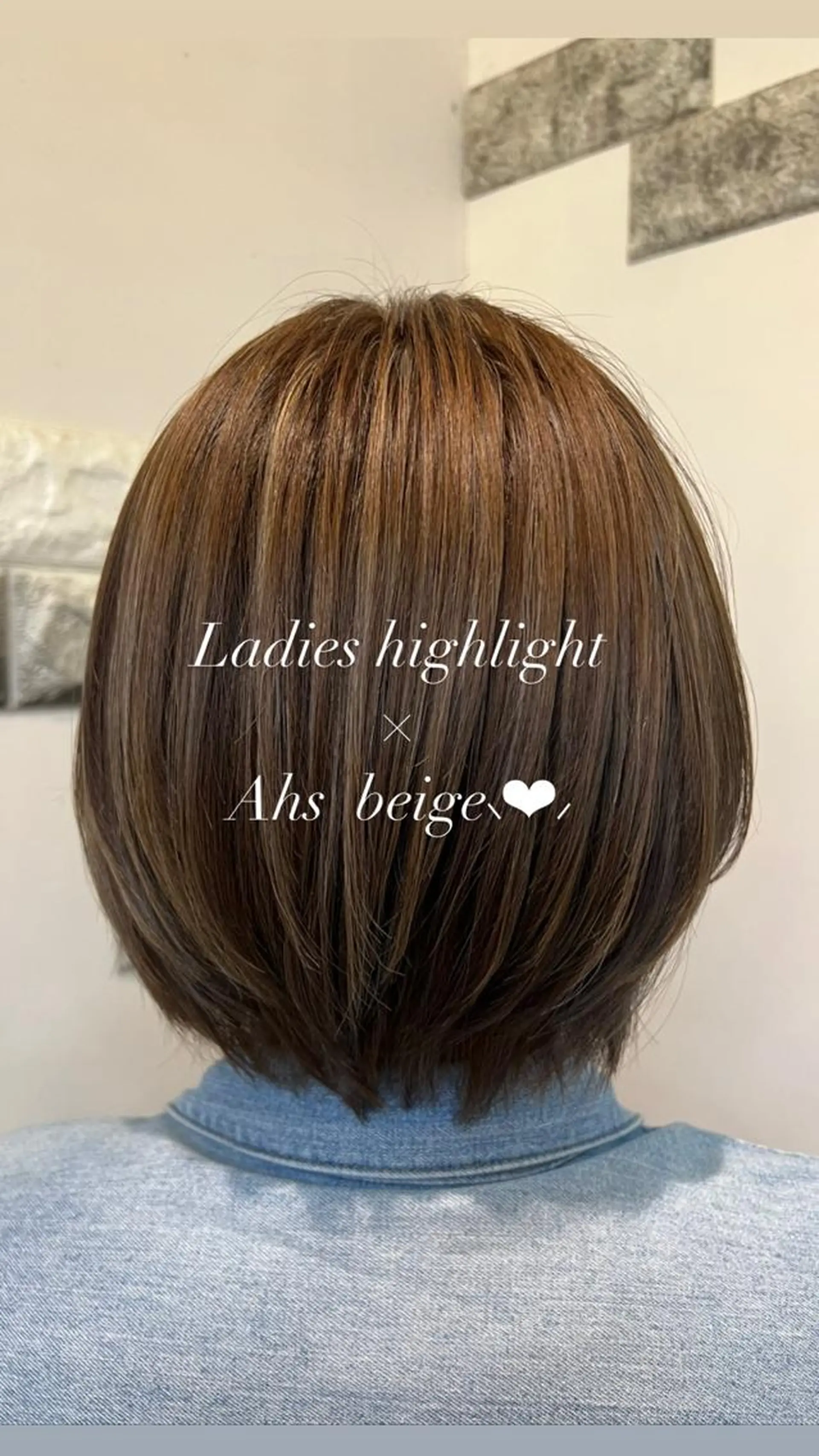 ショート ハイライト カット ヘアカラー トリートメント 大人女性ぼかし メンズ強化🦙平作のヘアスタイル