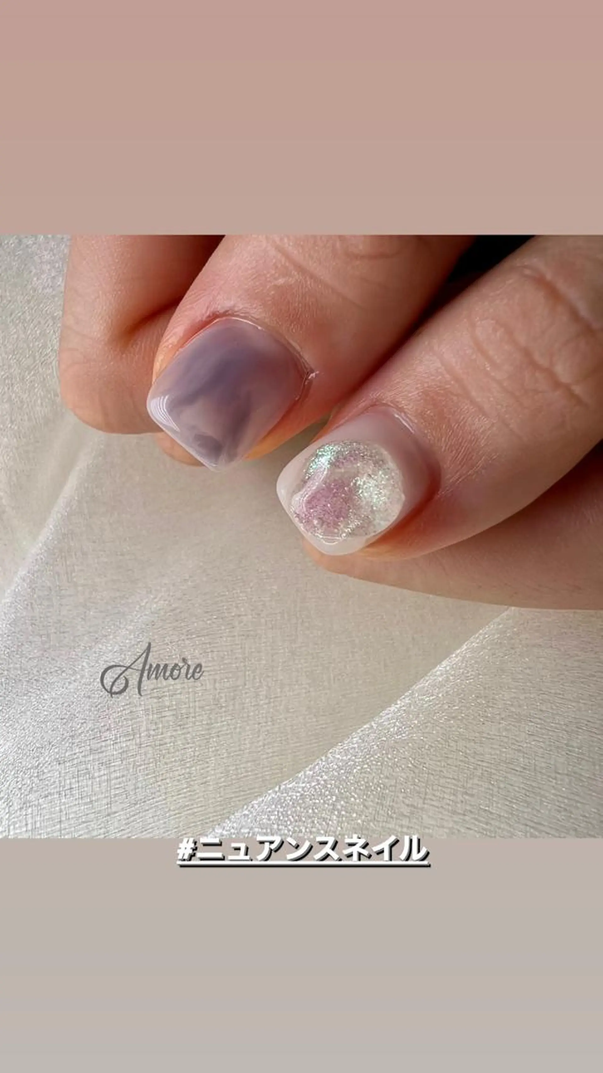 ネイル ジェルネイル 韓国ネイル パラジェル 夏ネイル You kyehwaのネイルデザイン