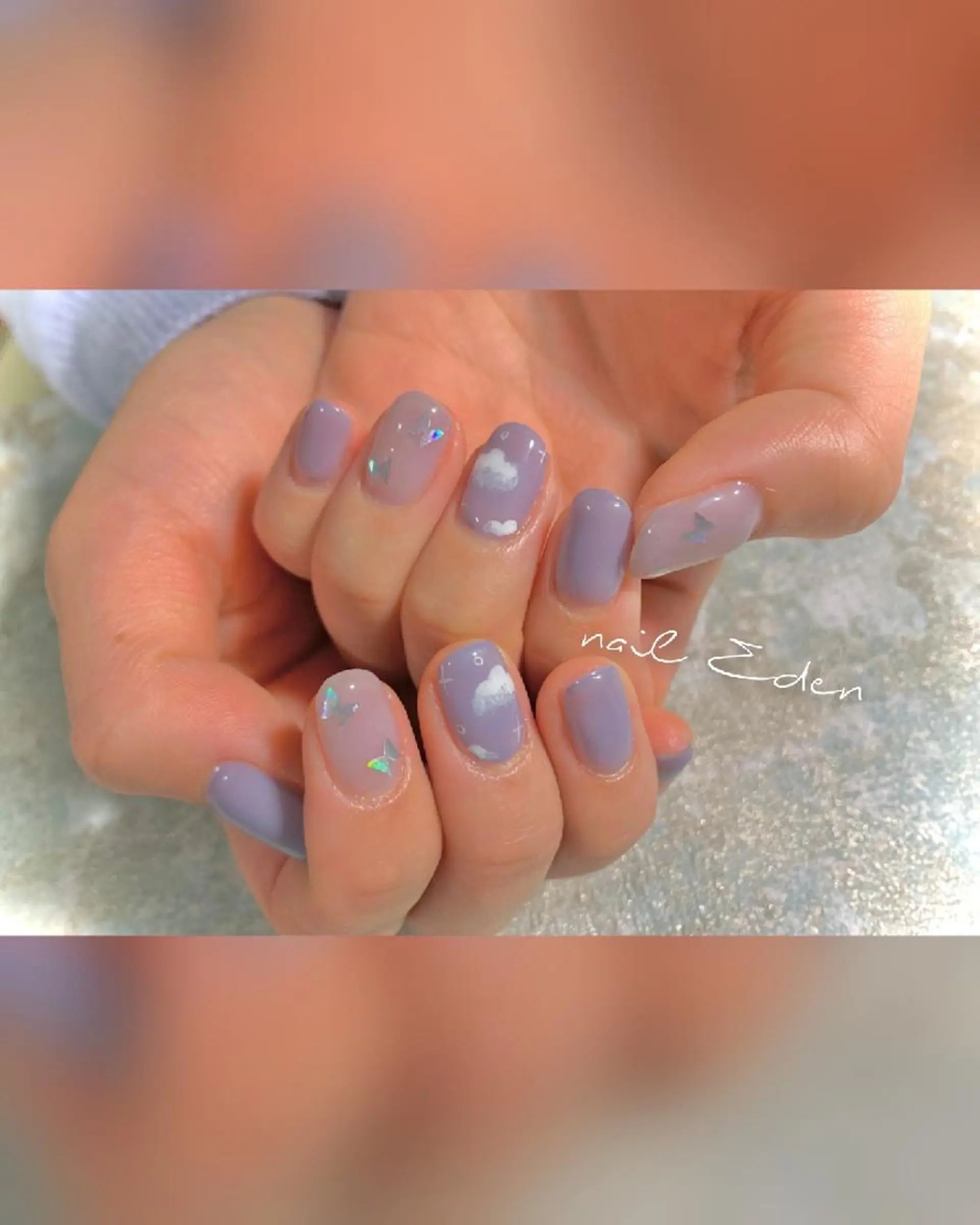 ネイル 韓国ネイル 持ち込み ハンドネイル ハンドケア Eden　private nail saron所属・Eden ♾️のネイルデザイン