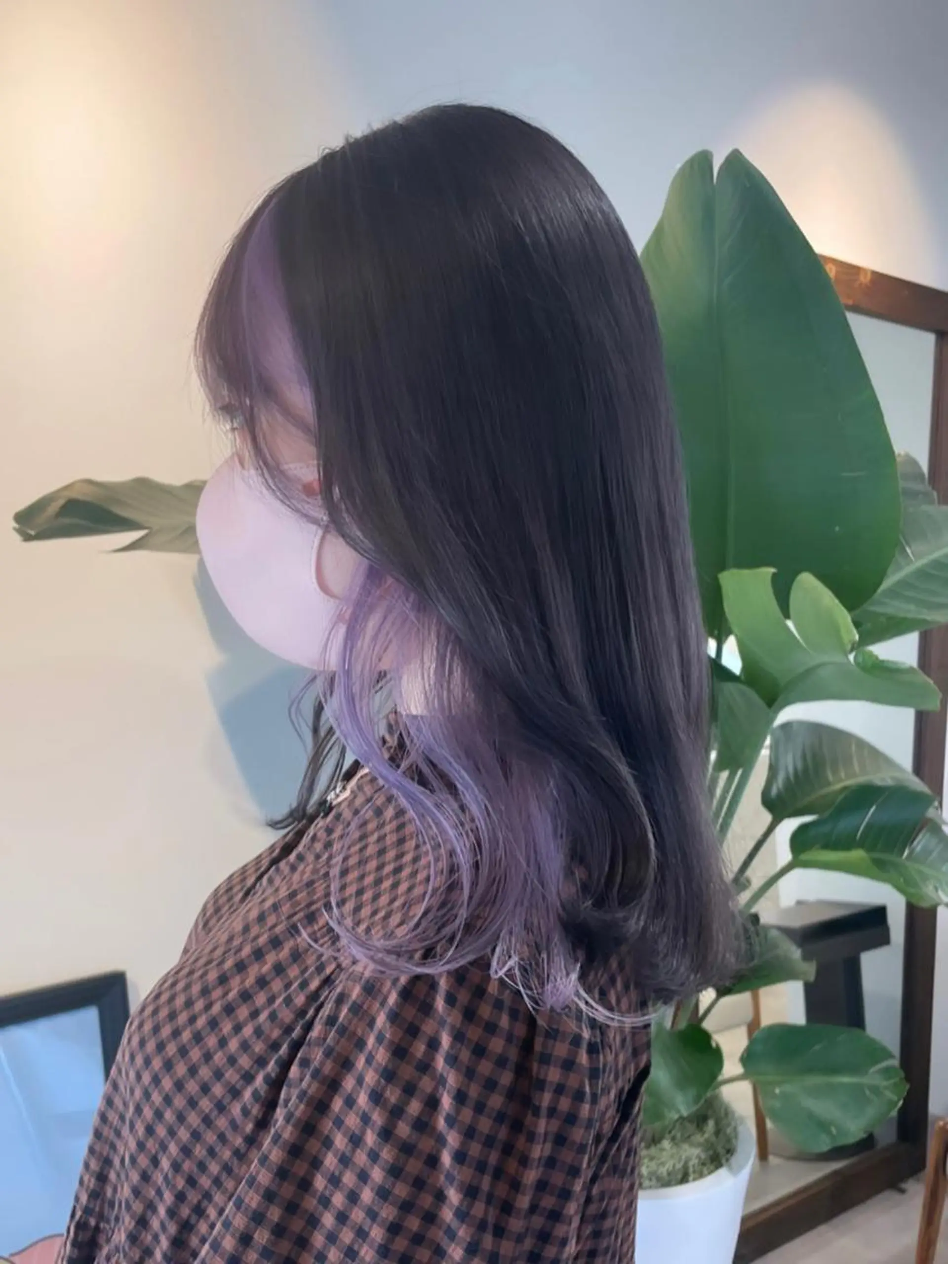 カラー 若月 あやかのヘアスタイル