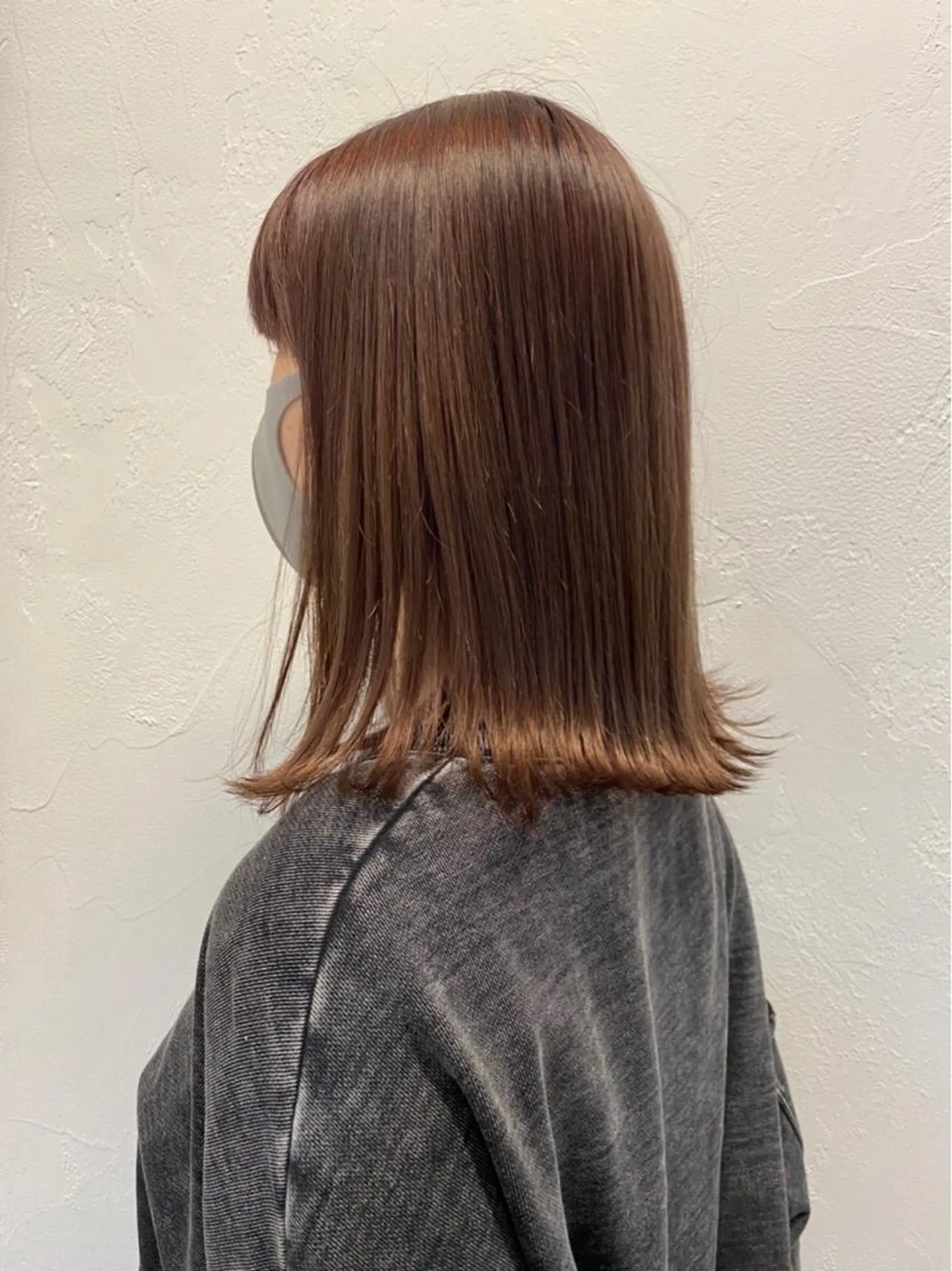 セミロング 艶カラー 🤍🫧/makoのヘアスタイル