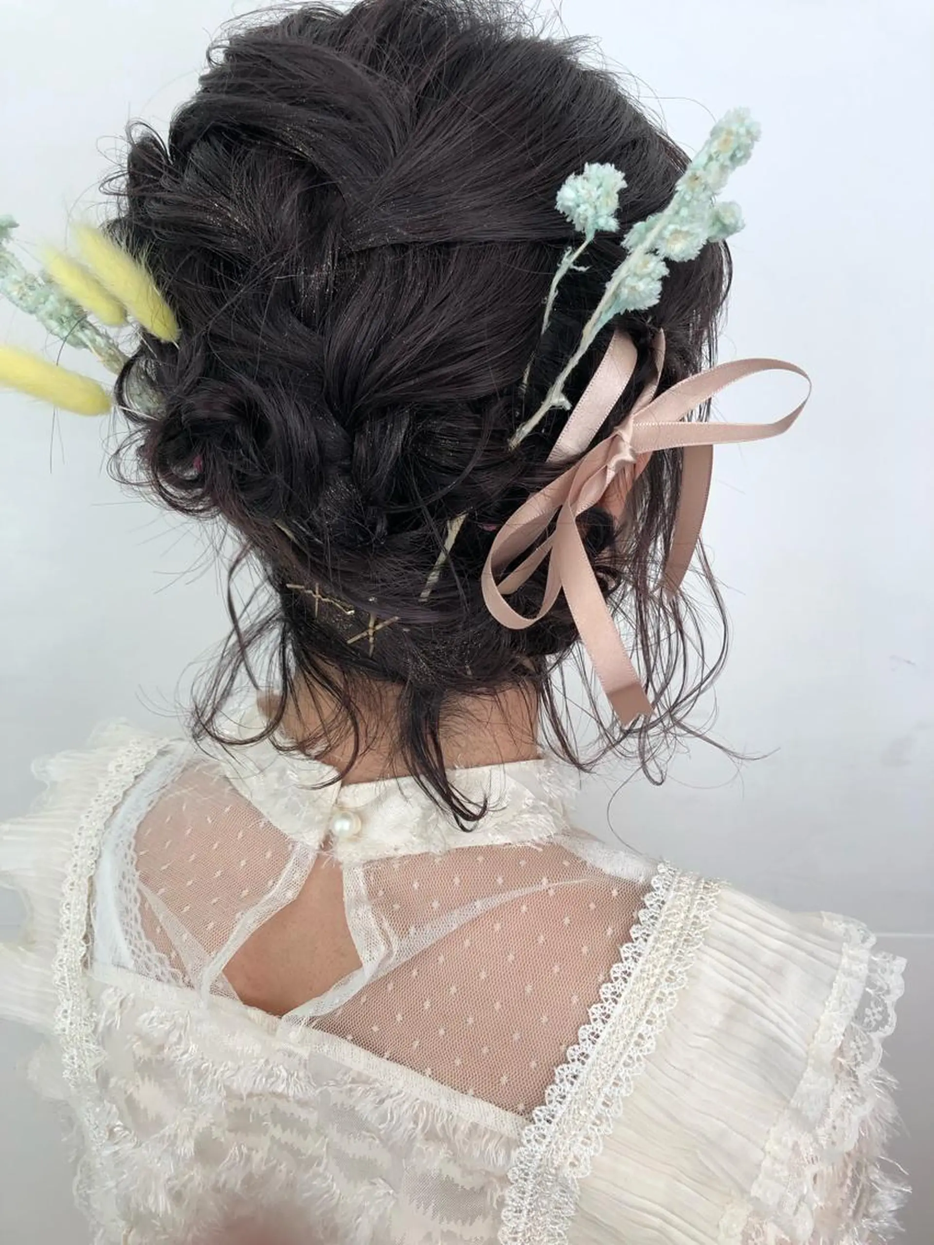 セミロング カラー ヘアアレンジ GLROW haruhiのヘアスタイル