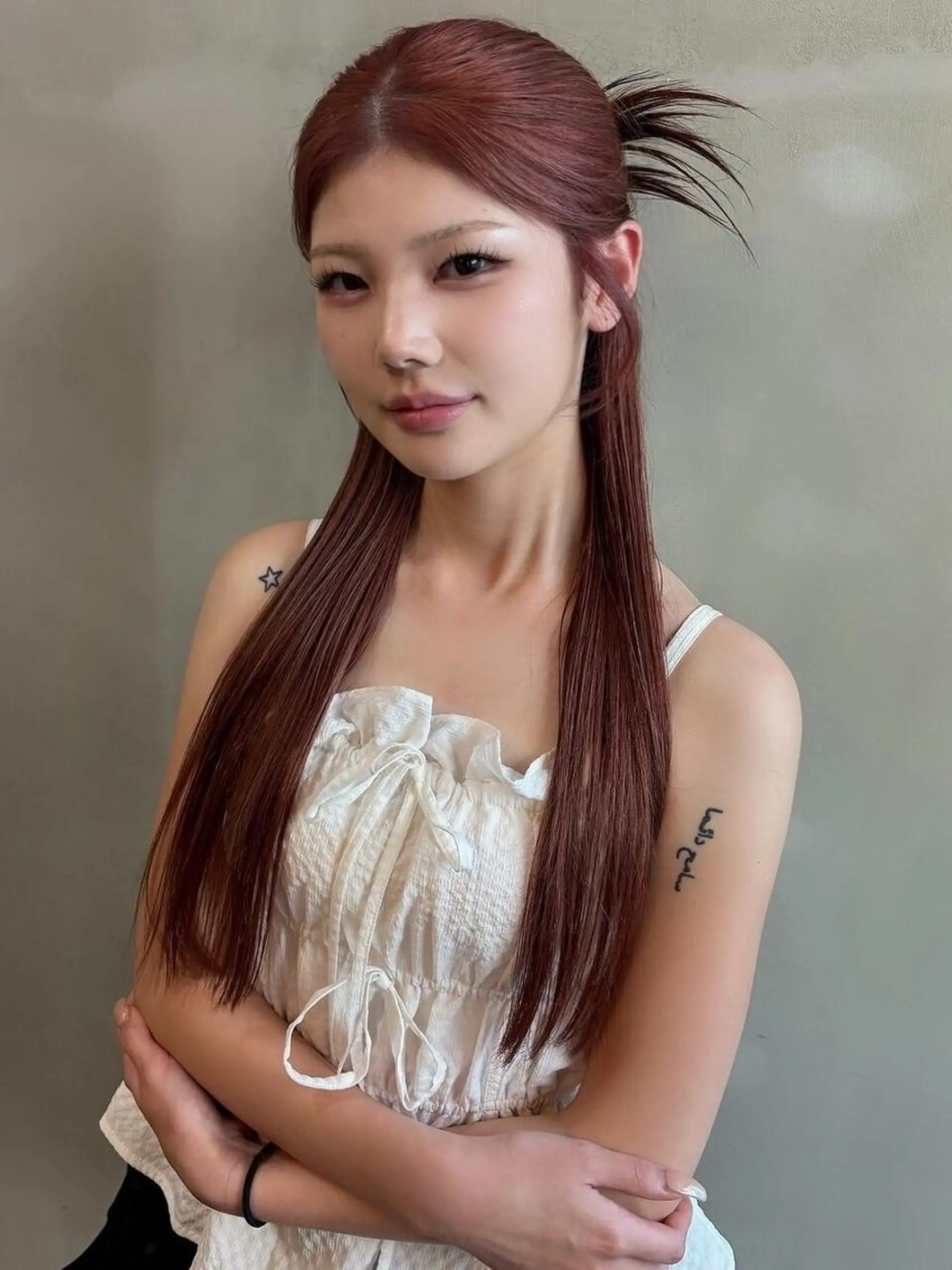 ロング レイヤー/暖色カラー /似合わせ/Moeのヘアスタイル