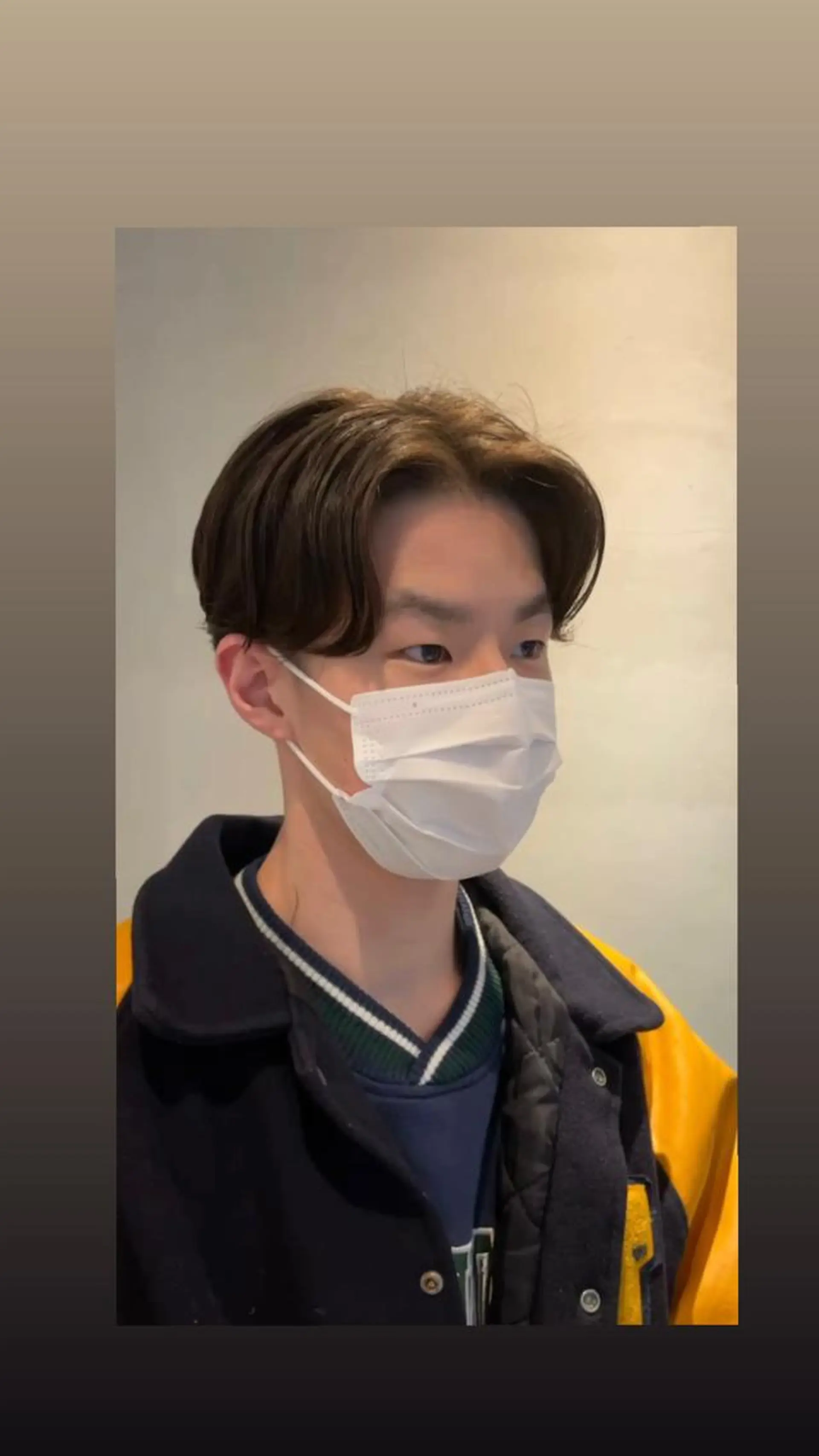 メンズ カルマパーマ メンズ韓国風 メンズパーマ 韓国ヘア/そら レイヤー透明感カラーのヘアスタイル