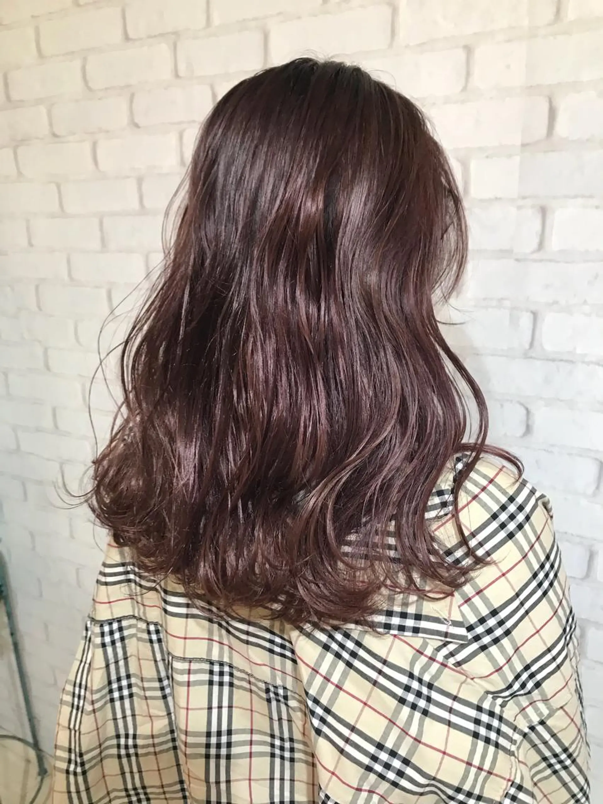 ミディアム カラー ピンクカラー パープルカラー エクステ（レミー毛） NINEのヘアスタイル