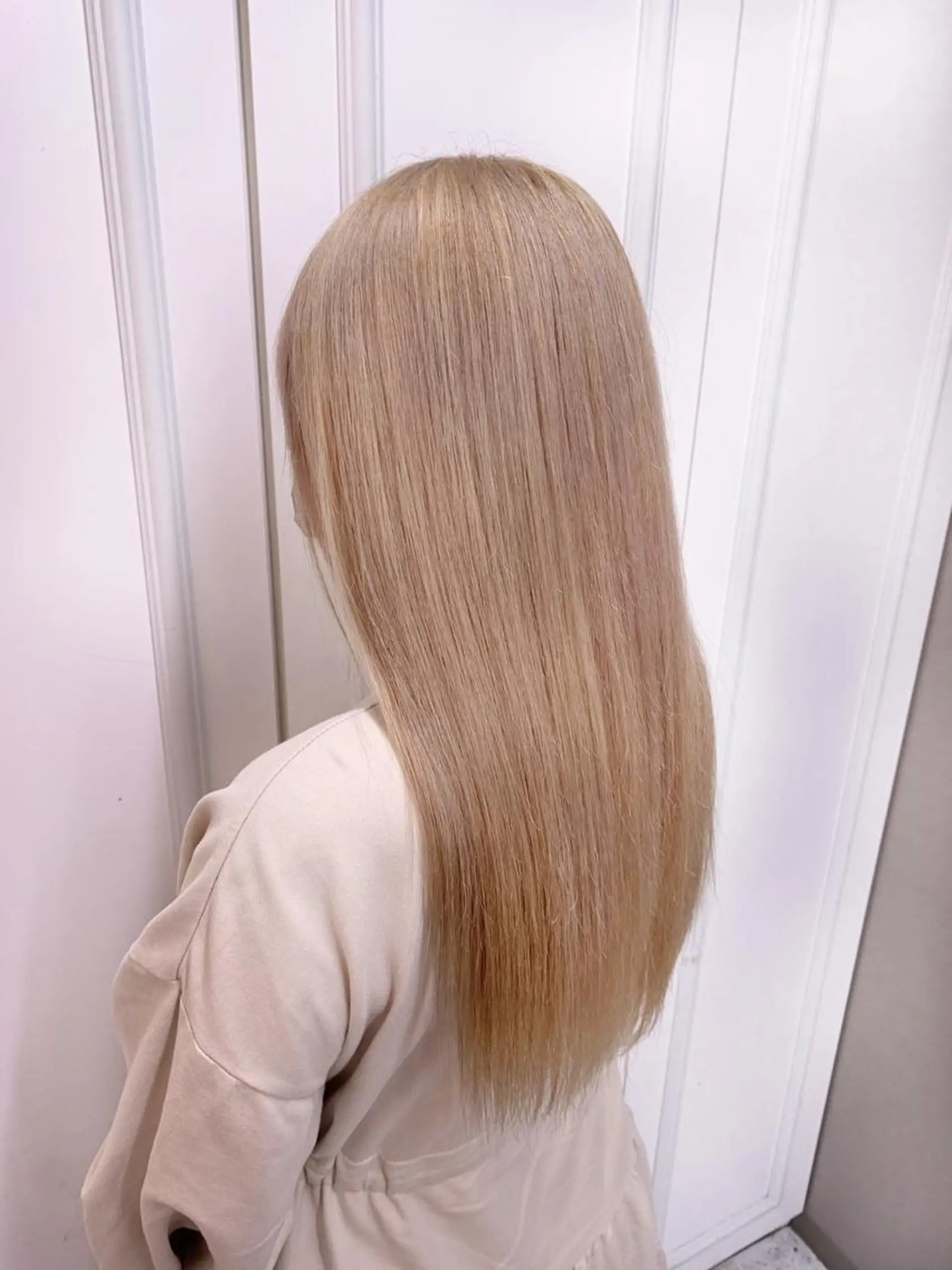 ロング パーマ ヘアアレンジ 💕上野美容師☁ ブリーチ💖サワのヘアスタイル