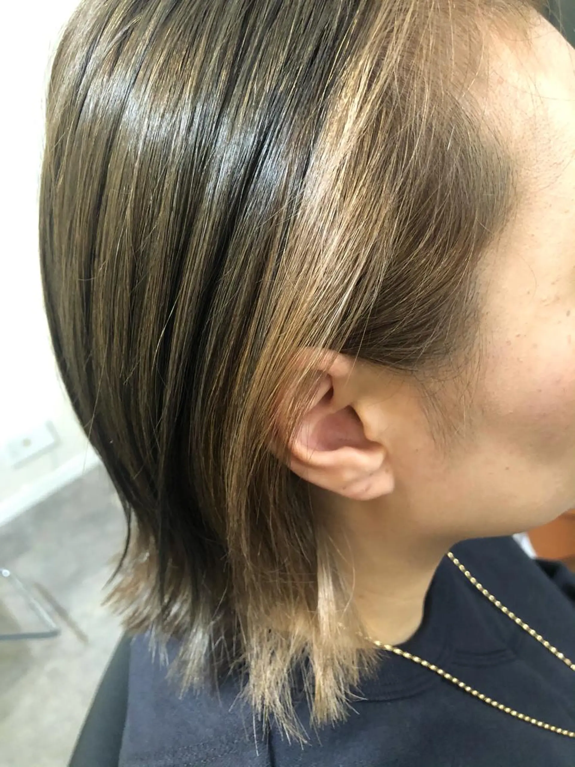 ミディアム カラー OFF YUYAのヘアスタイル