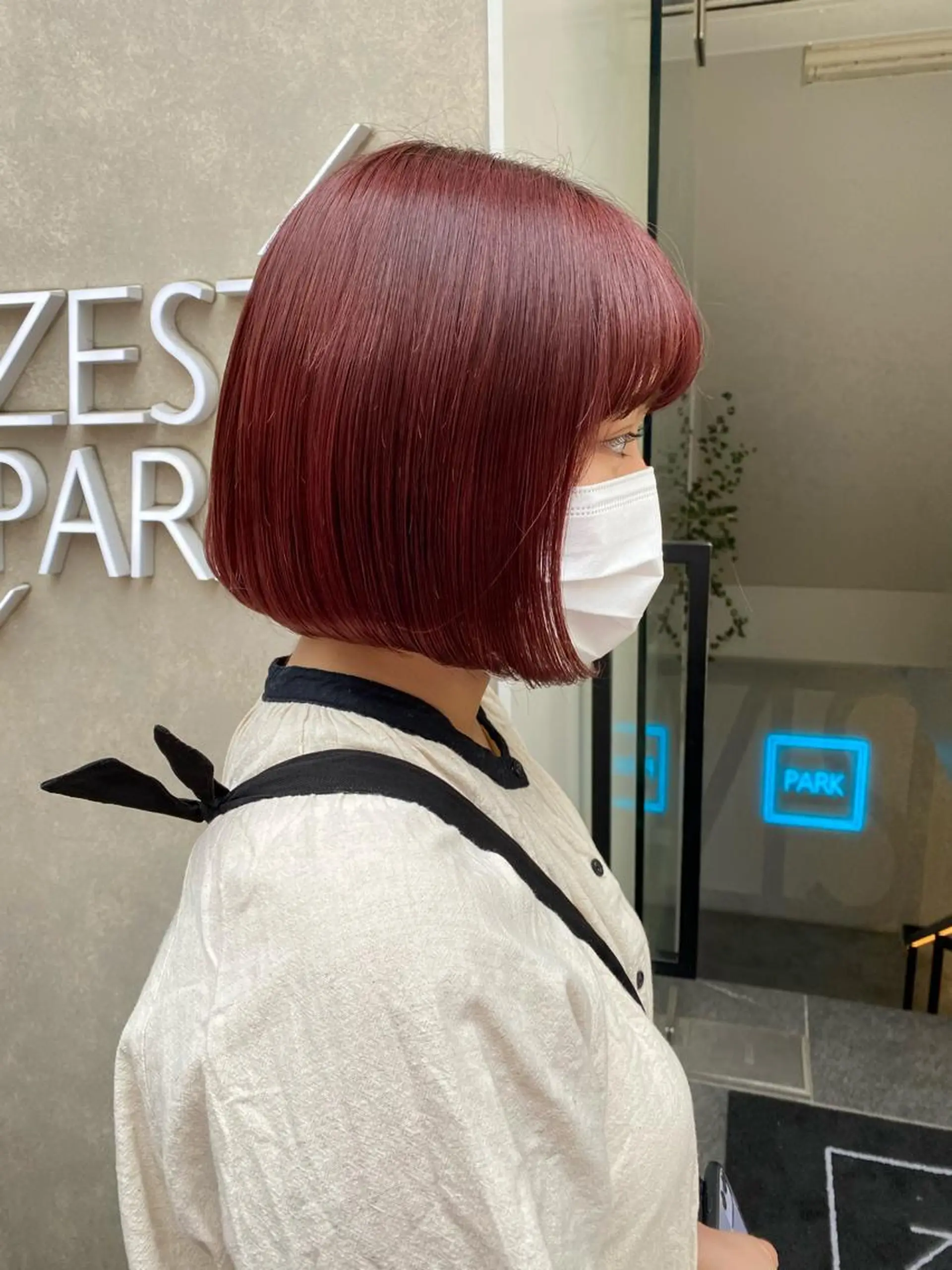 カラー 顔周りカット/透明感 カラー✂️MEIのヘアスタイル