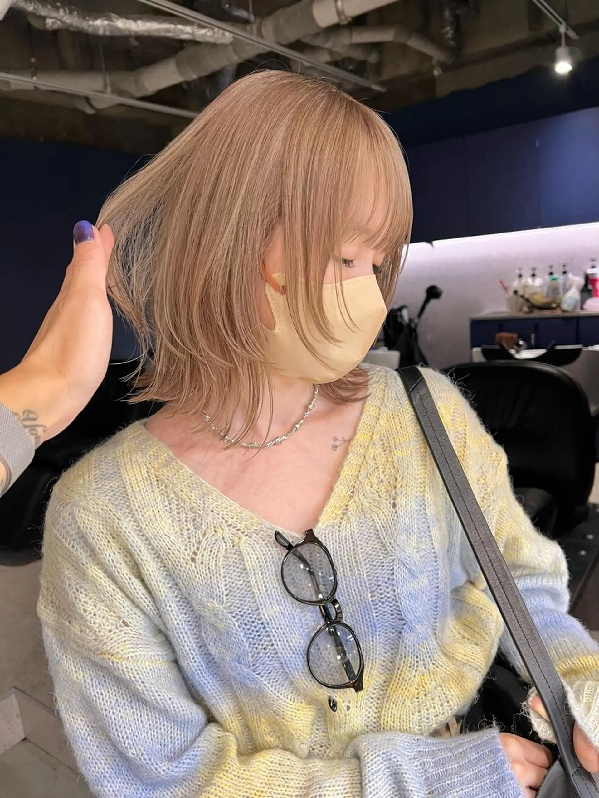 ショート カラー カット トリートメント 🌈ハイトーン/ボブ 長江理志🌈のヘアスタイル