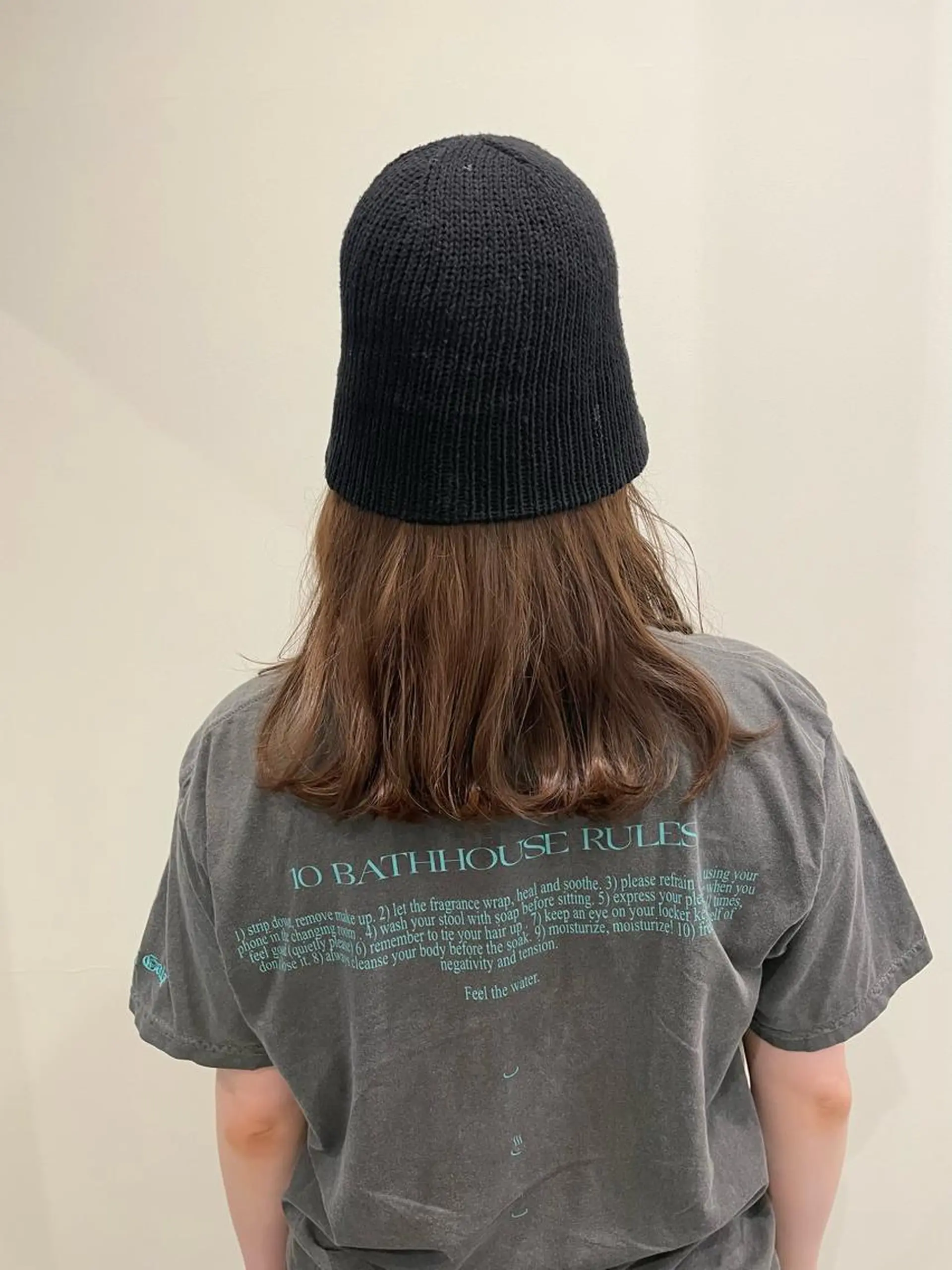 ミディアム ヘアカラー 渋谷 留菜のヘアスタイル