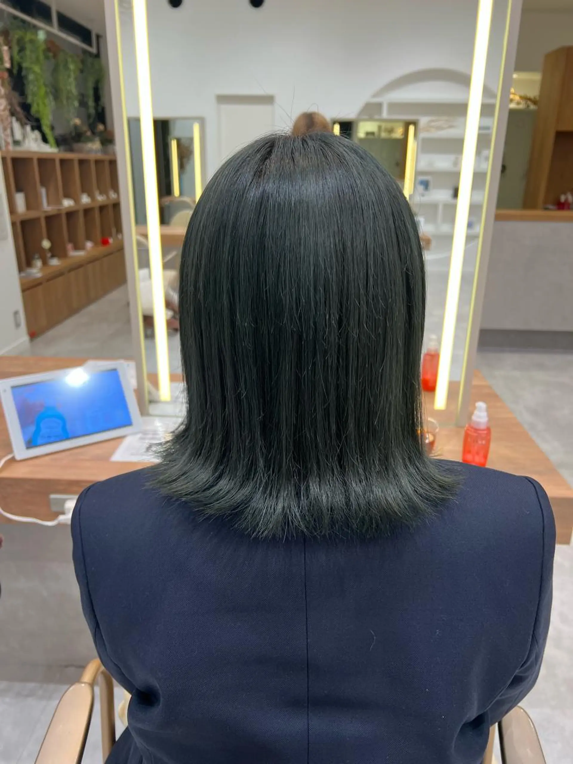 カラー ヘアカラー トリートメント ヘッドスパ 一ノ瀬 蘭のヘアスタイル