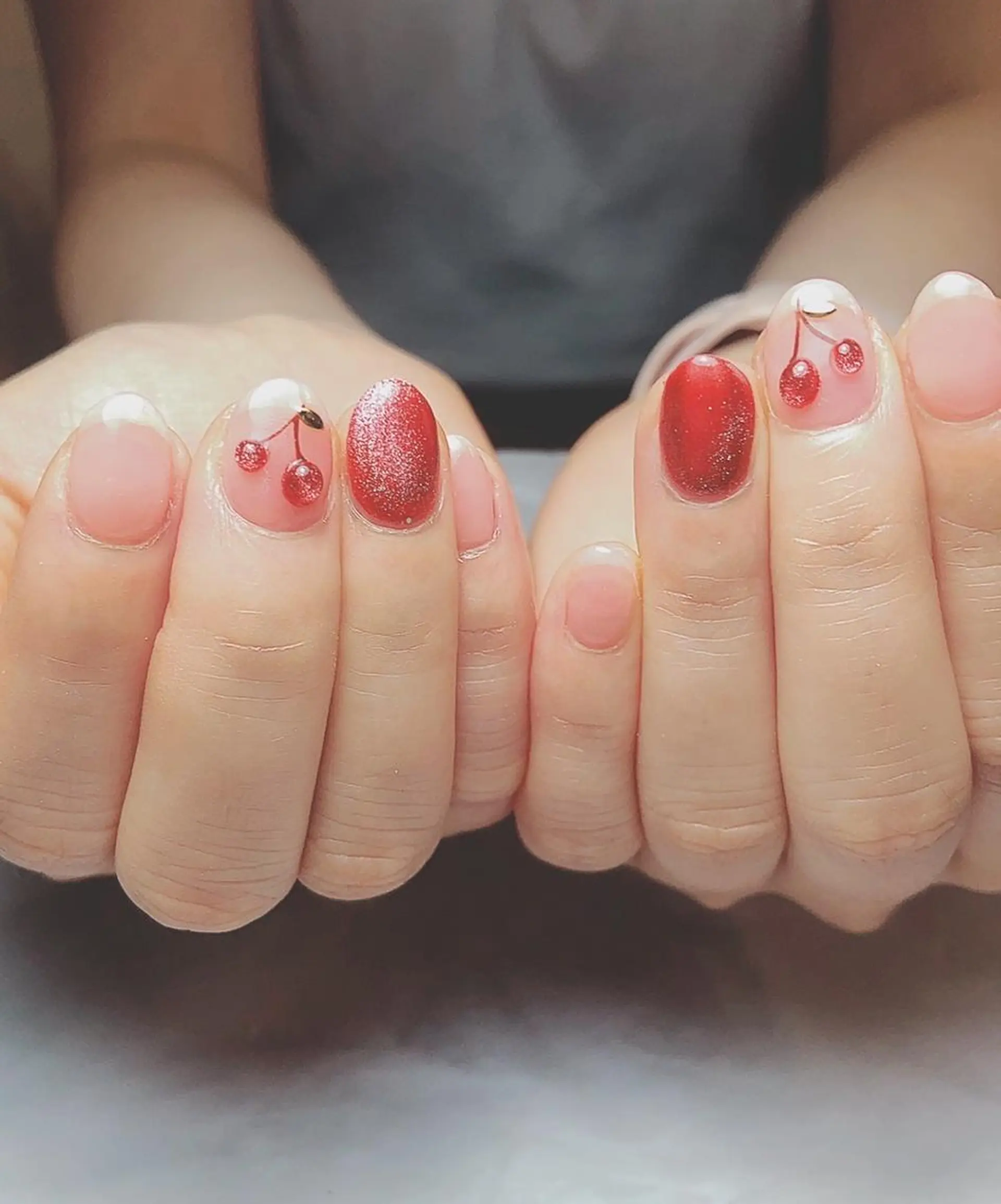 ネイル アートネイル ジェルネイル ニュアンスネイル パラジェル Nailist Honamiのネイルデザイン