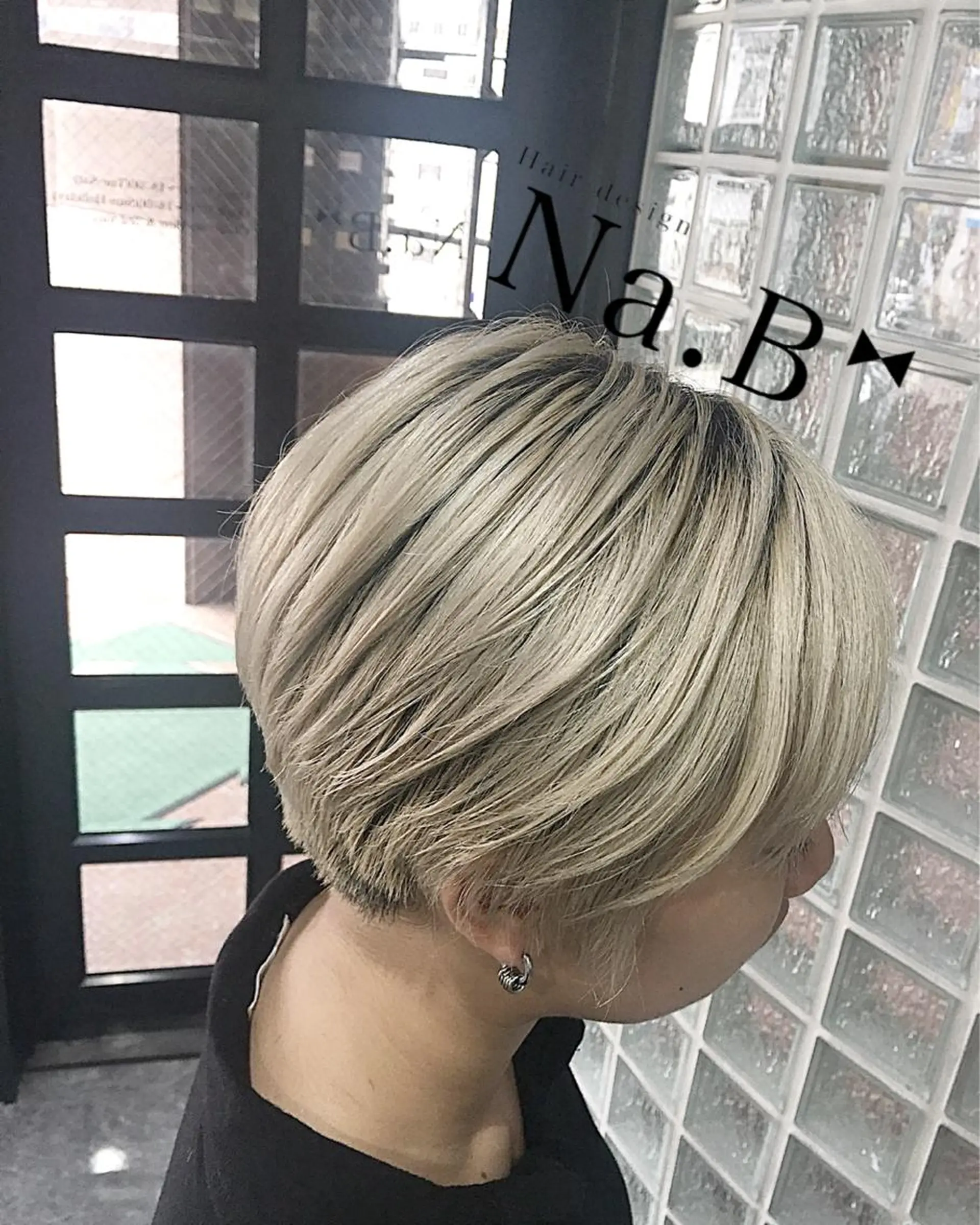 ショート カラー ヘアアレンジ Hair design Na.B所属・ジユン 지윤のヘアスタイル