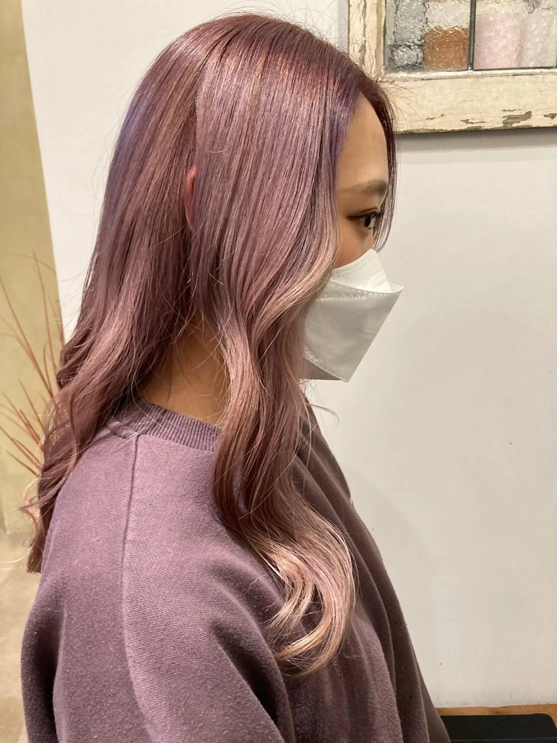 ロング カラー Lattan cositu所属・大方 いくみのヘアスタイル