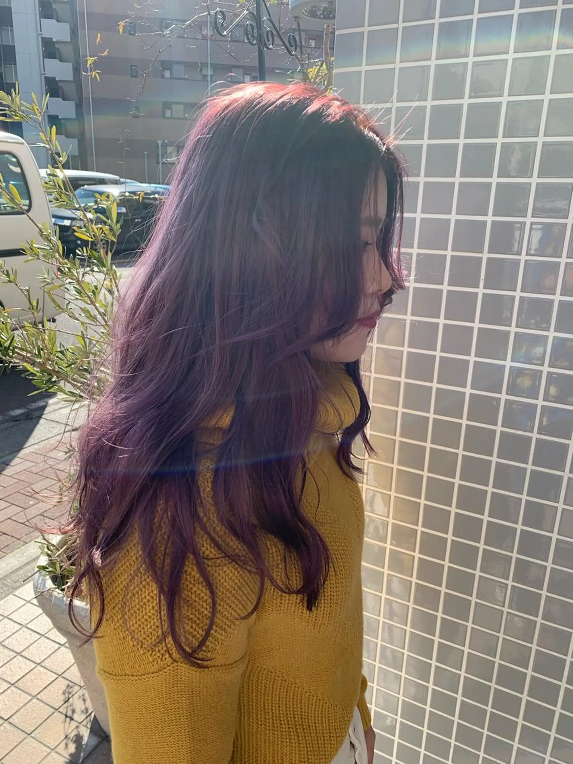 ロング カラー カット ヘアカラー トリートメント ヘッドスパ nishimura makotoのヘアスタイル
