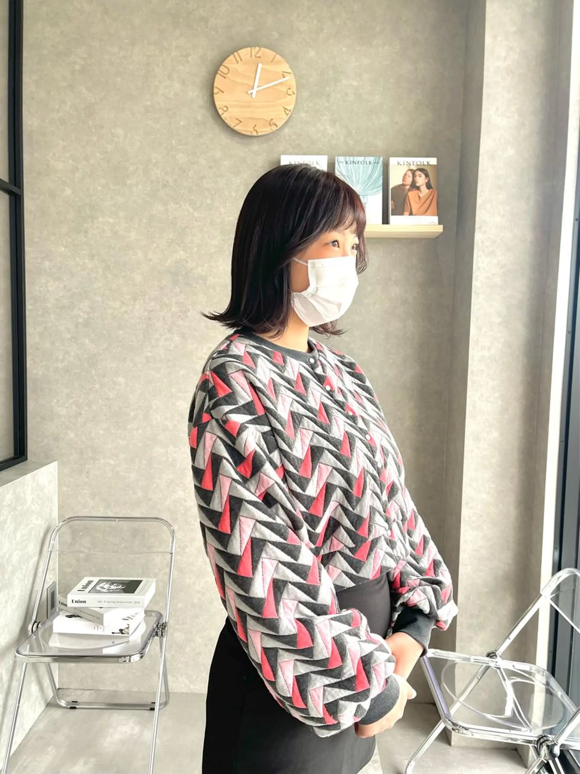 ミディアム カラー mood tatemachiのヘアスタイル