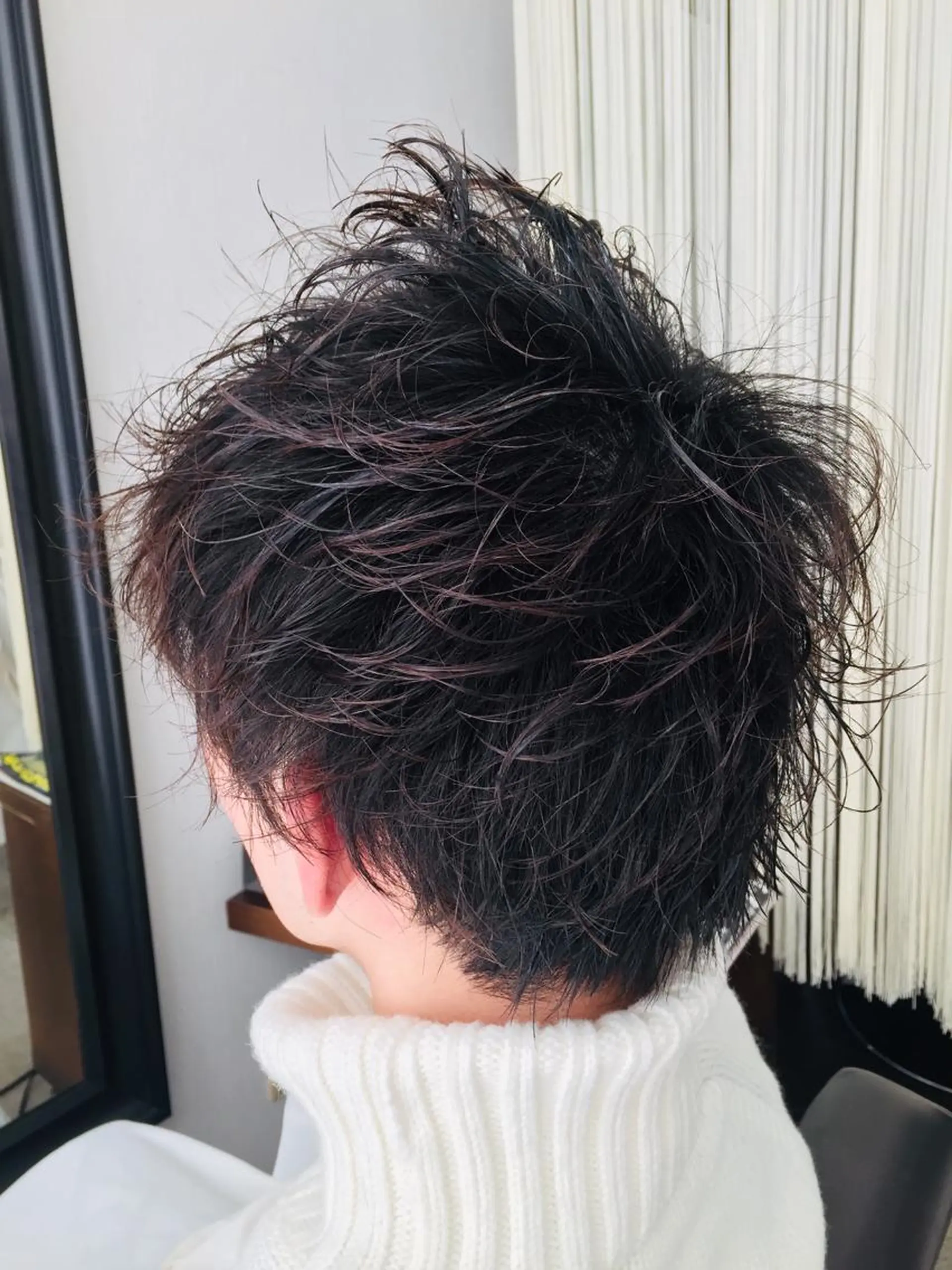 ショート カラー パーマ メンズ 阿久津 泰幸のヘアスタイル