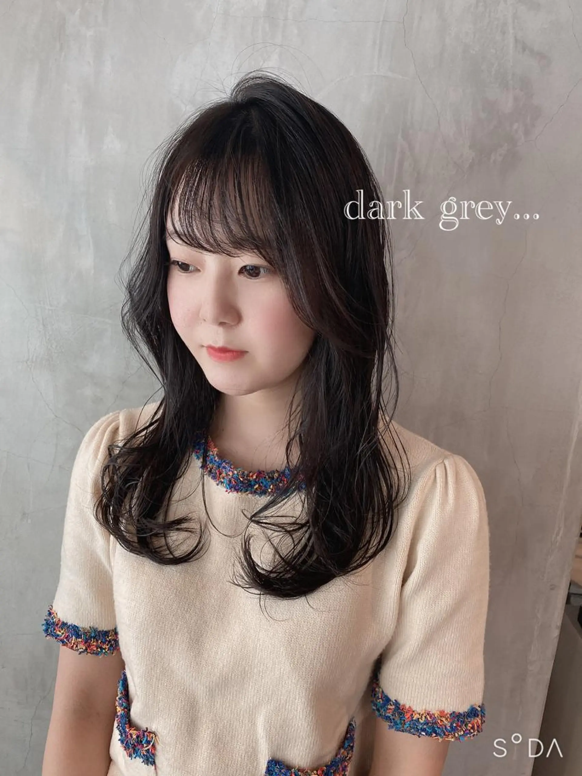 セミロング カラー ヘアアレンジ 韓国風ヘア stylist/蛯谷 珠里のヘアスタイル