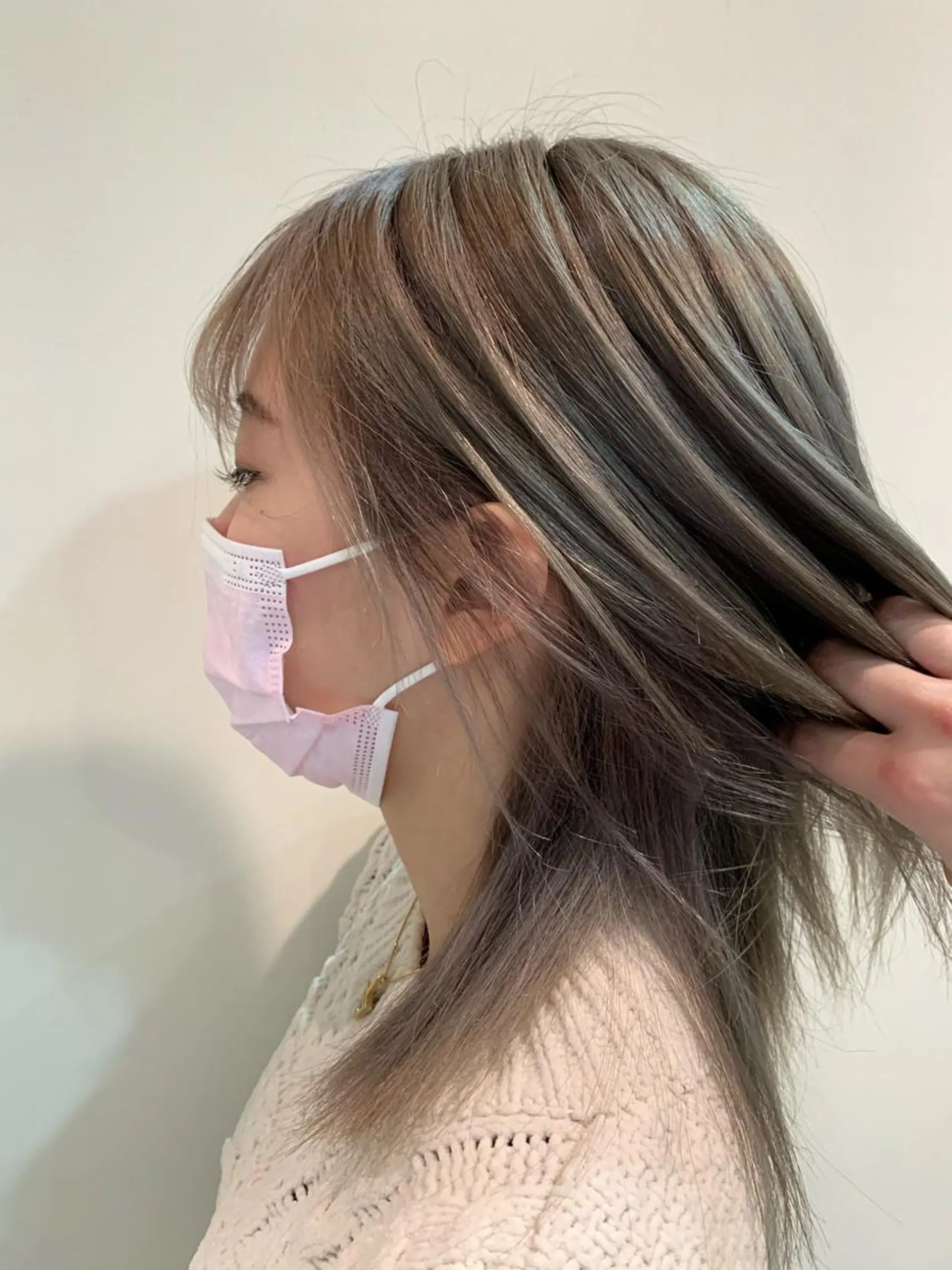 ミディアム カラー 店長/髪質改善/ ナチュラル/松若　優のヘアスタイル