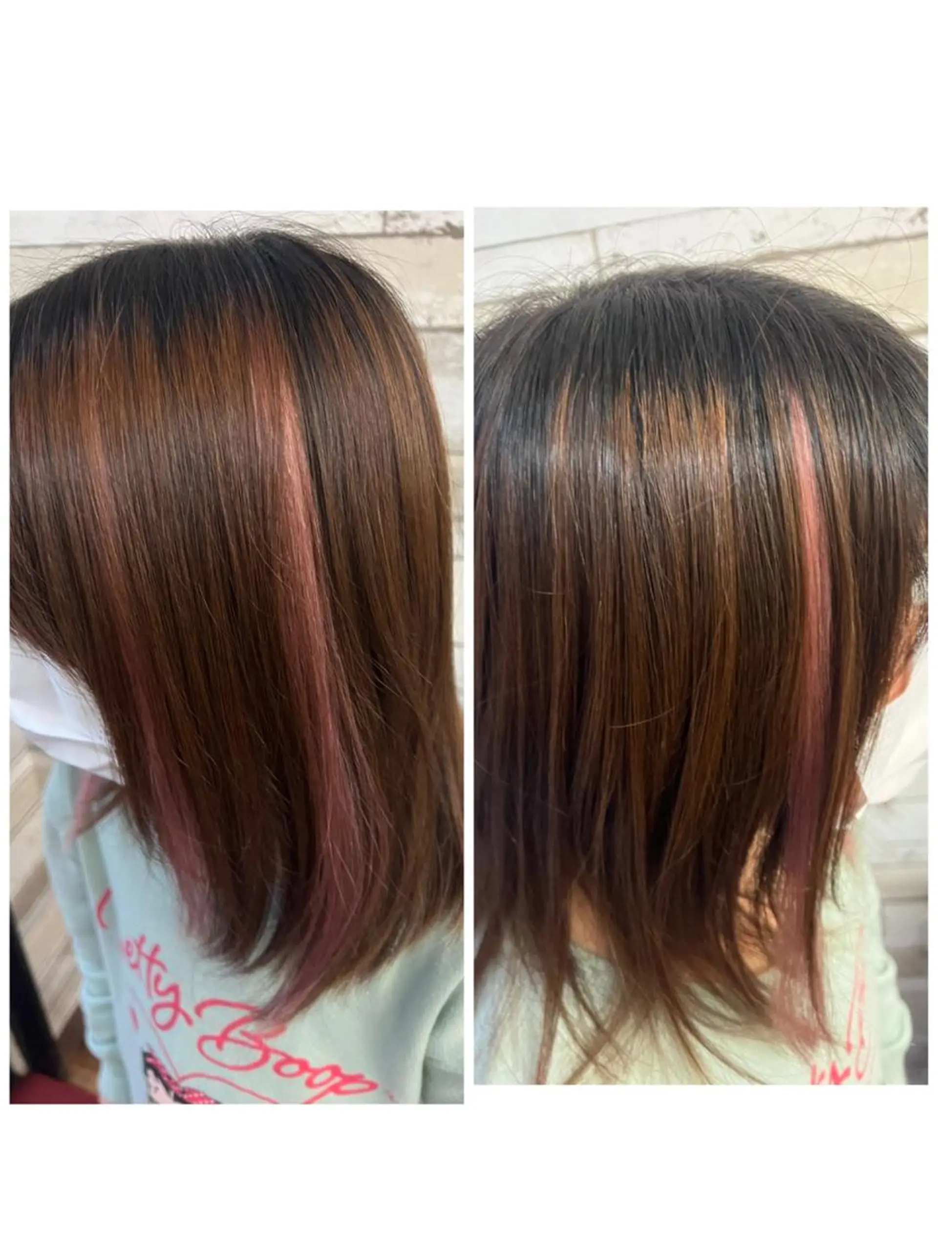 ミディアム シールエクステ エクステ B-W ⭐️REIKOのヘアスタイル