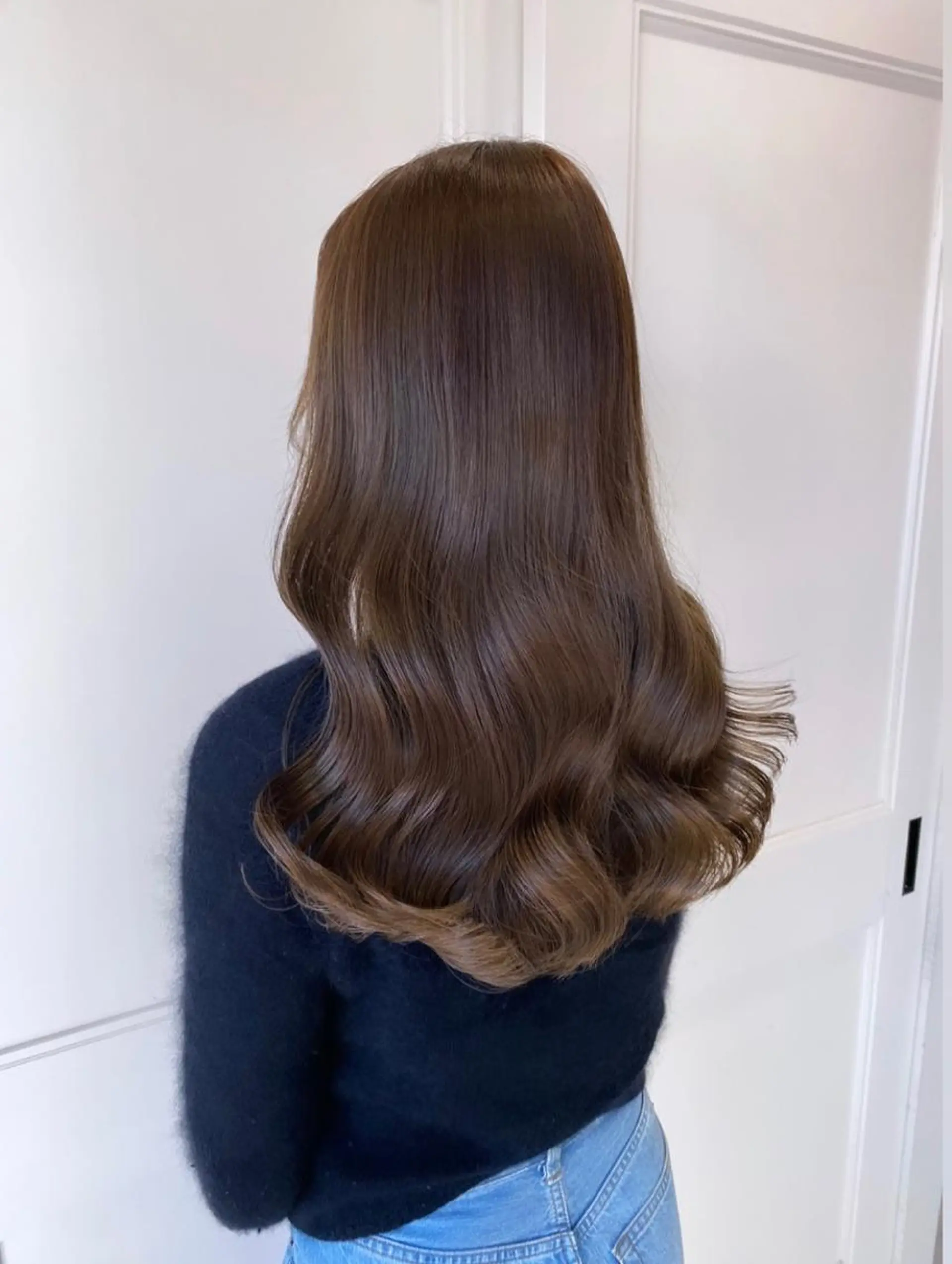 ロング カラー ブラウンカラー モカブラウン 韓国風ヘア Ayuna /透明感カラーのヘアスタイル