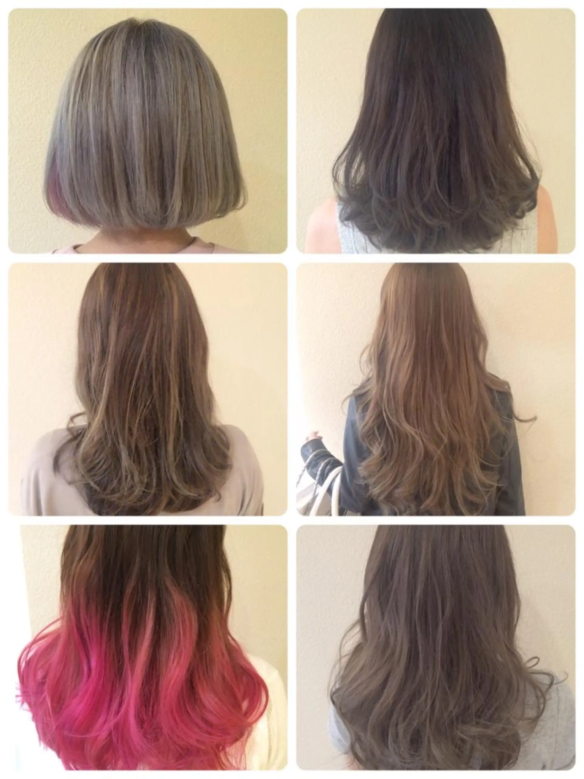 カラー 龍 門のヘアスタイル