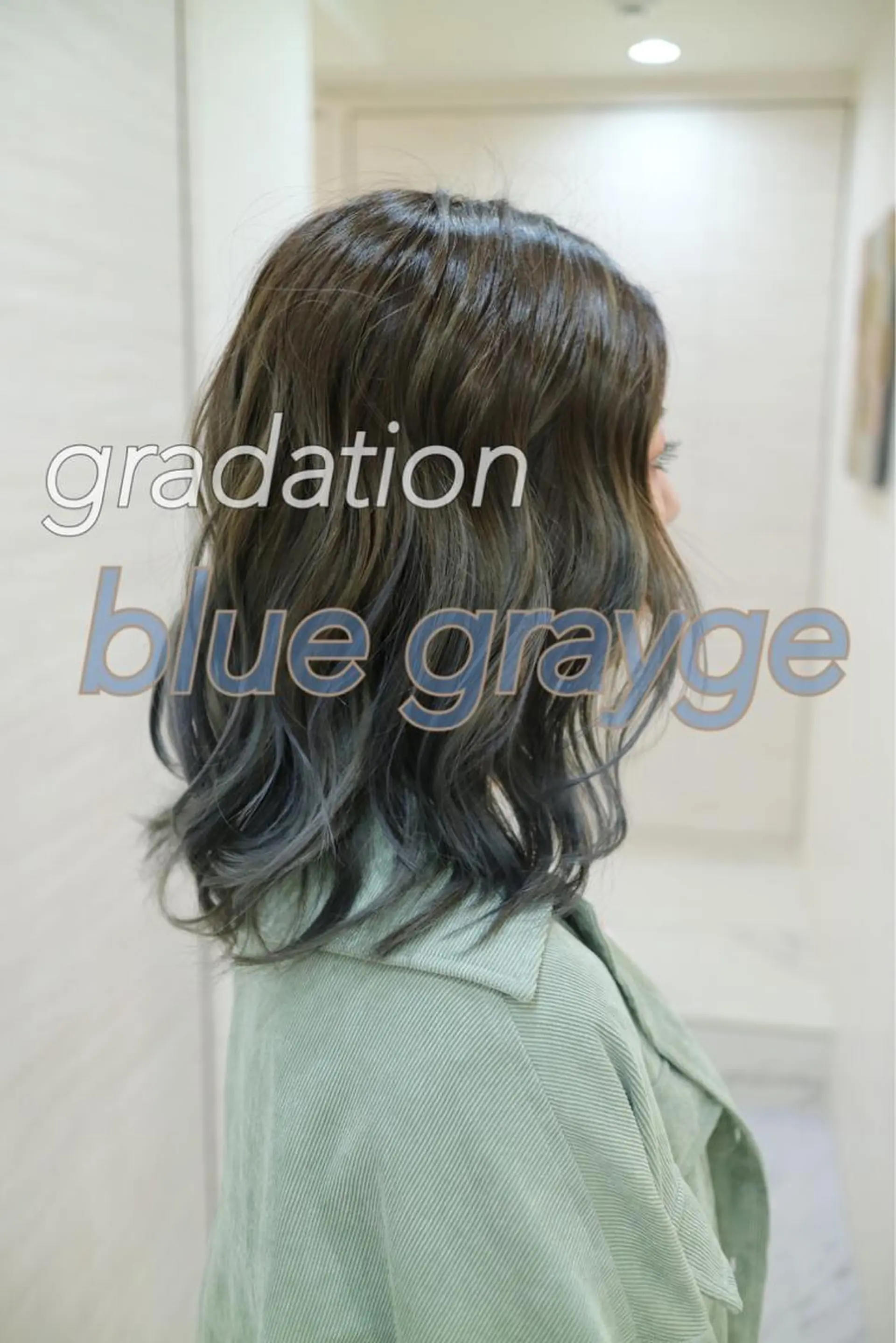 ロング カラー 斉藤 貴也のヘアスタイル