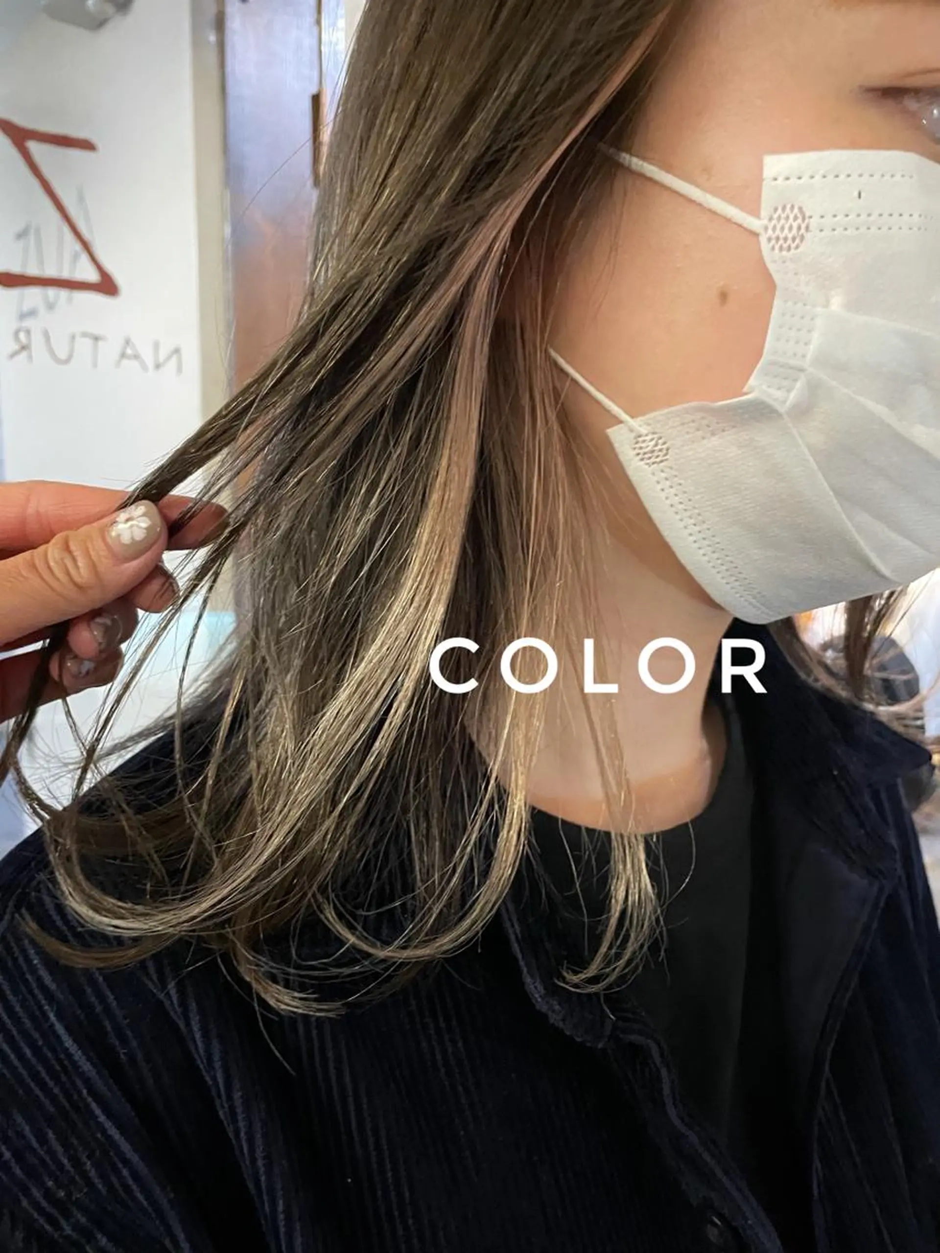 セミロング カラー パーマ ヘアアレンジ キッズ オトナヘア🌸 harukaのヘアスタイル