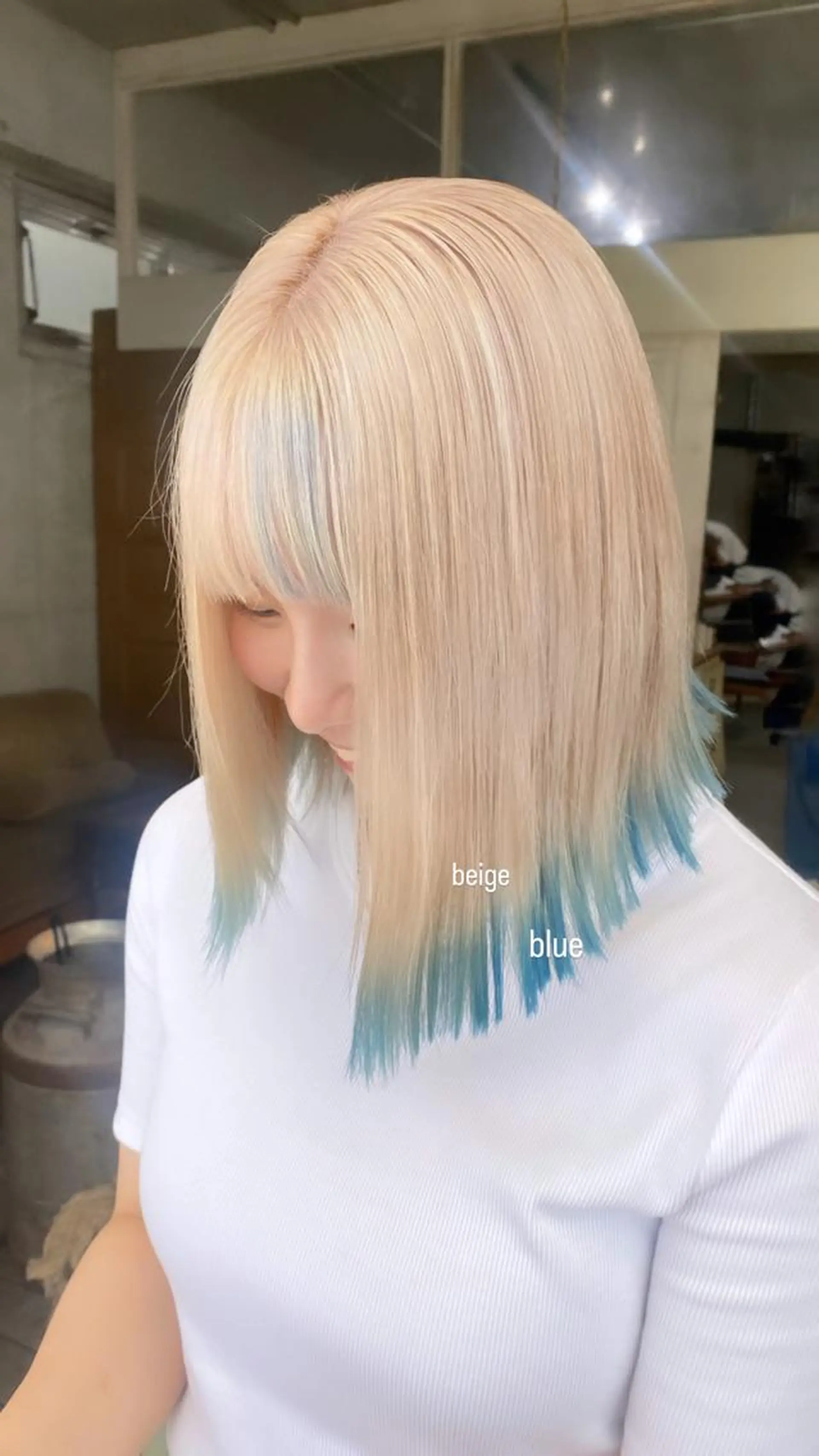 ミディアム カラー ヘアアレンジ メンズ 心斎橋美容室 Junのヘアスタイル