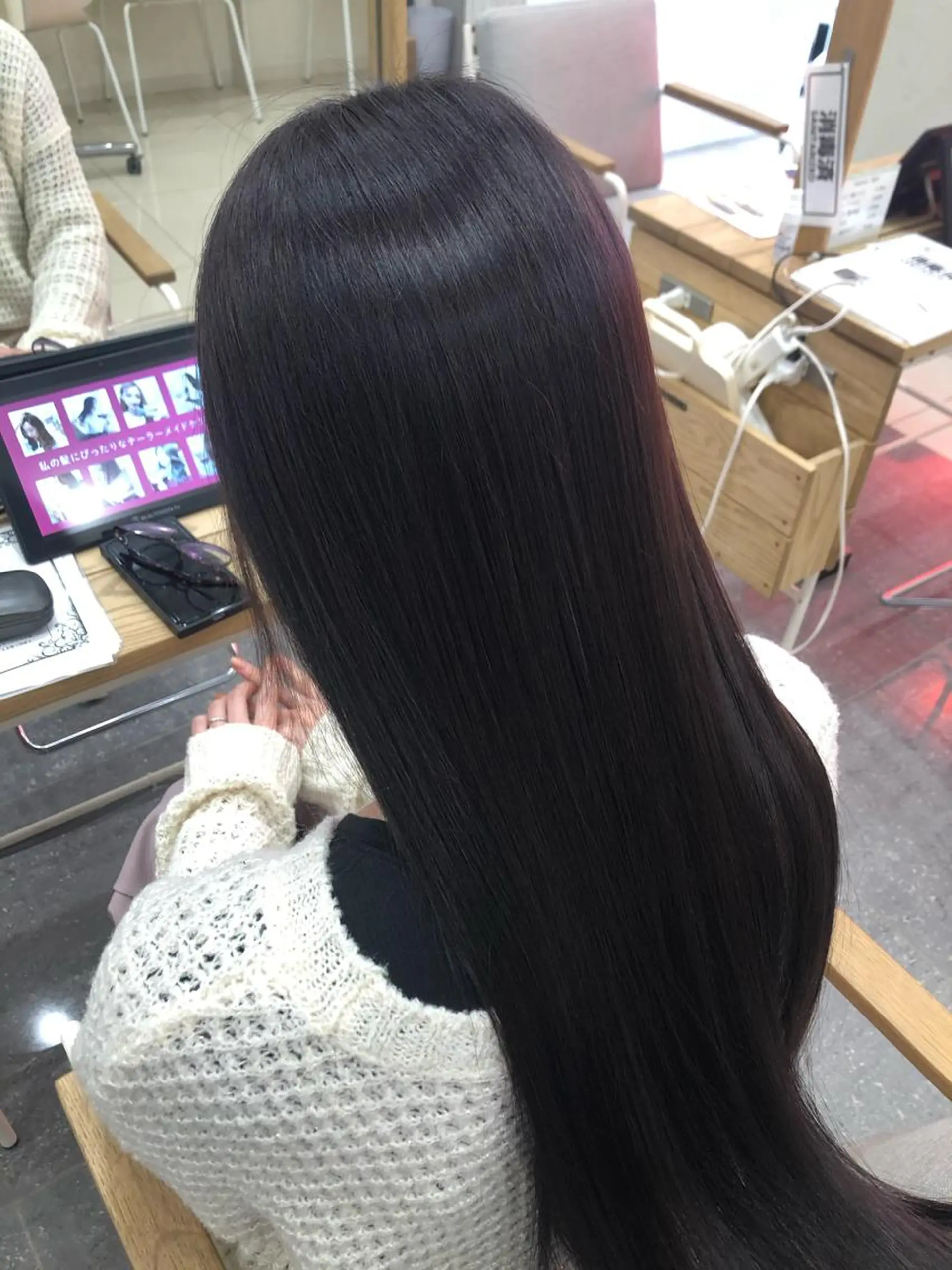 ロング 太白区白髪ぼかし/ ボブカット/千葉達人のヘアスタイル