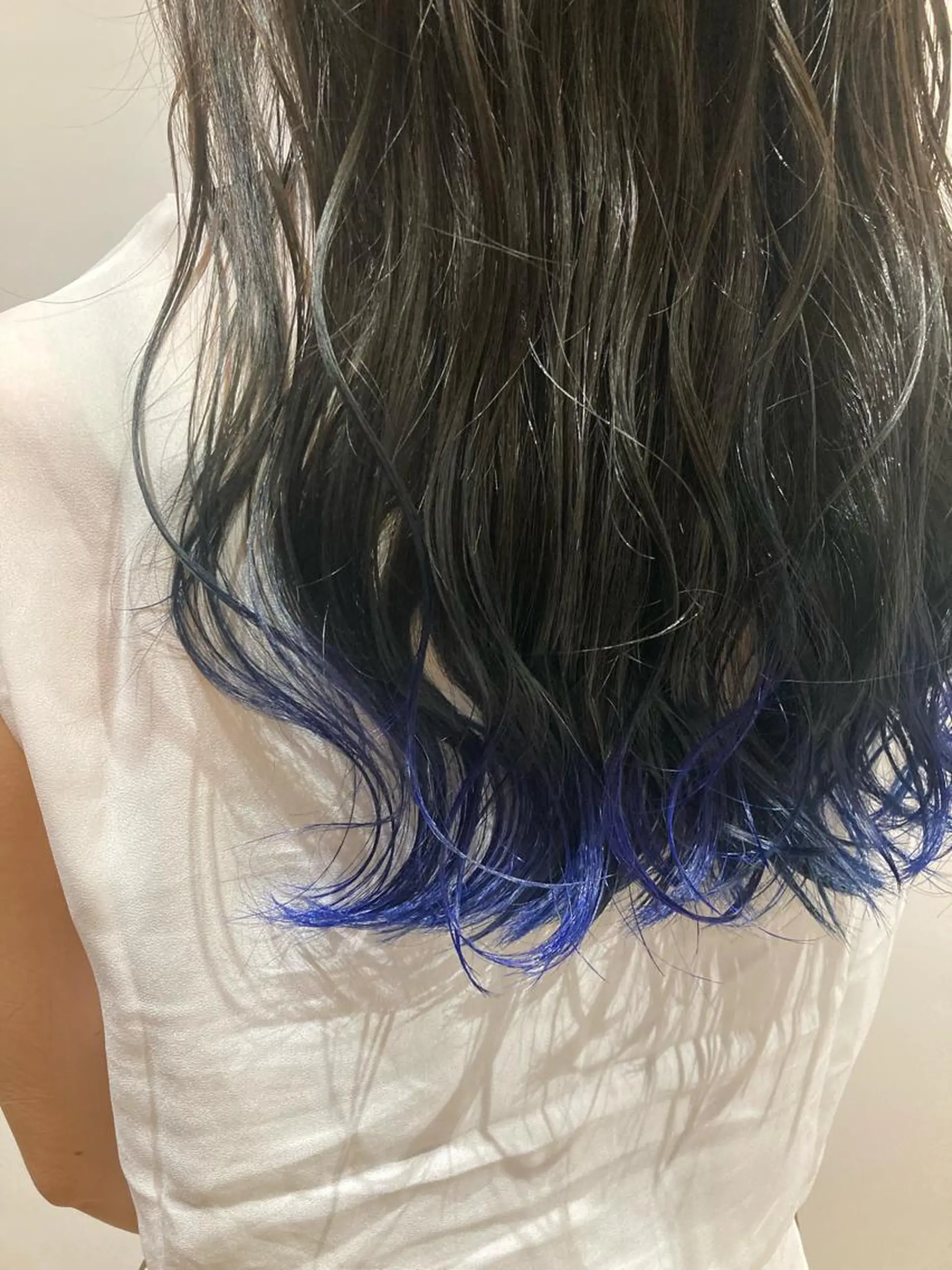 セミロング カラー 髪質改善/痛ませ ないカラー/西村航大のヘアスタイル