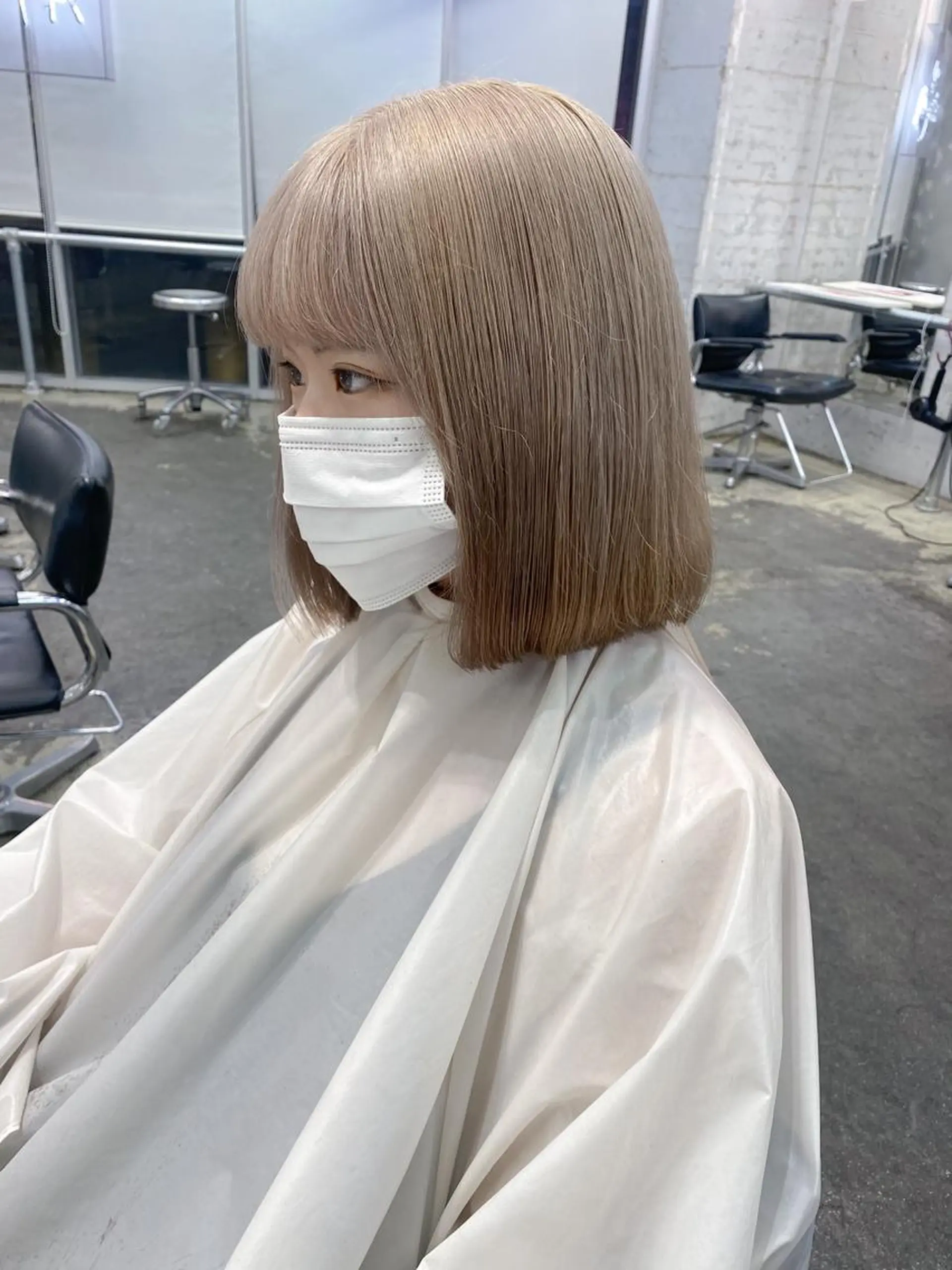 ミディアム カラー 💗💗韓国レイヤー yu-ki💗💗のヘアスタイル