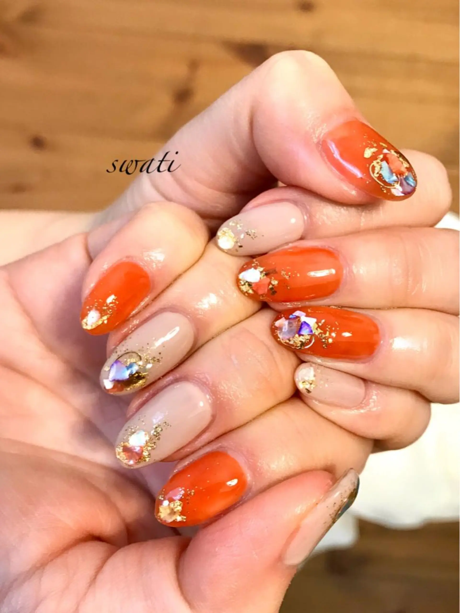 ネイル アートネイル ニュアンスネイル オフィスネイル シンプルネイル 春ネイル yuko （ネイリスト）のネイルデザイン