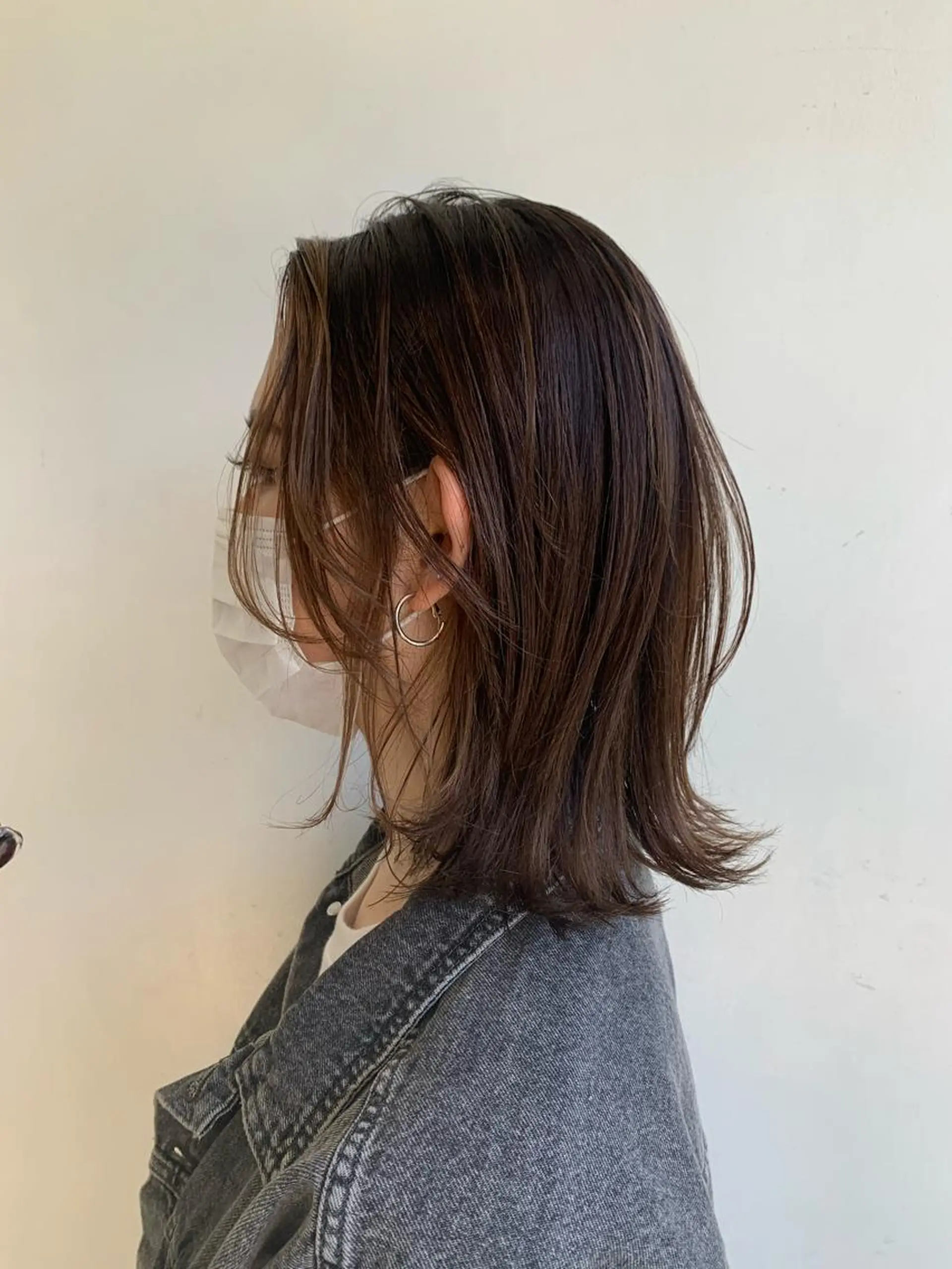 ミディアム カット トリートメント ally hairsalon所属・Emi .のヘアスタイル