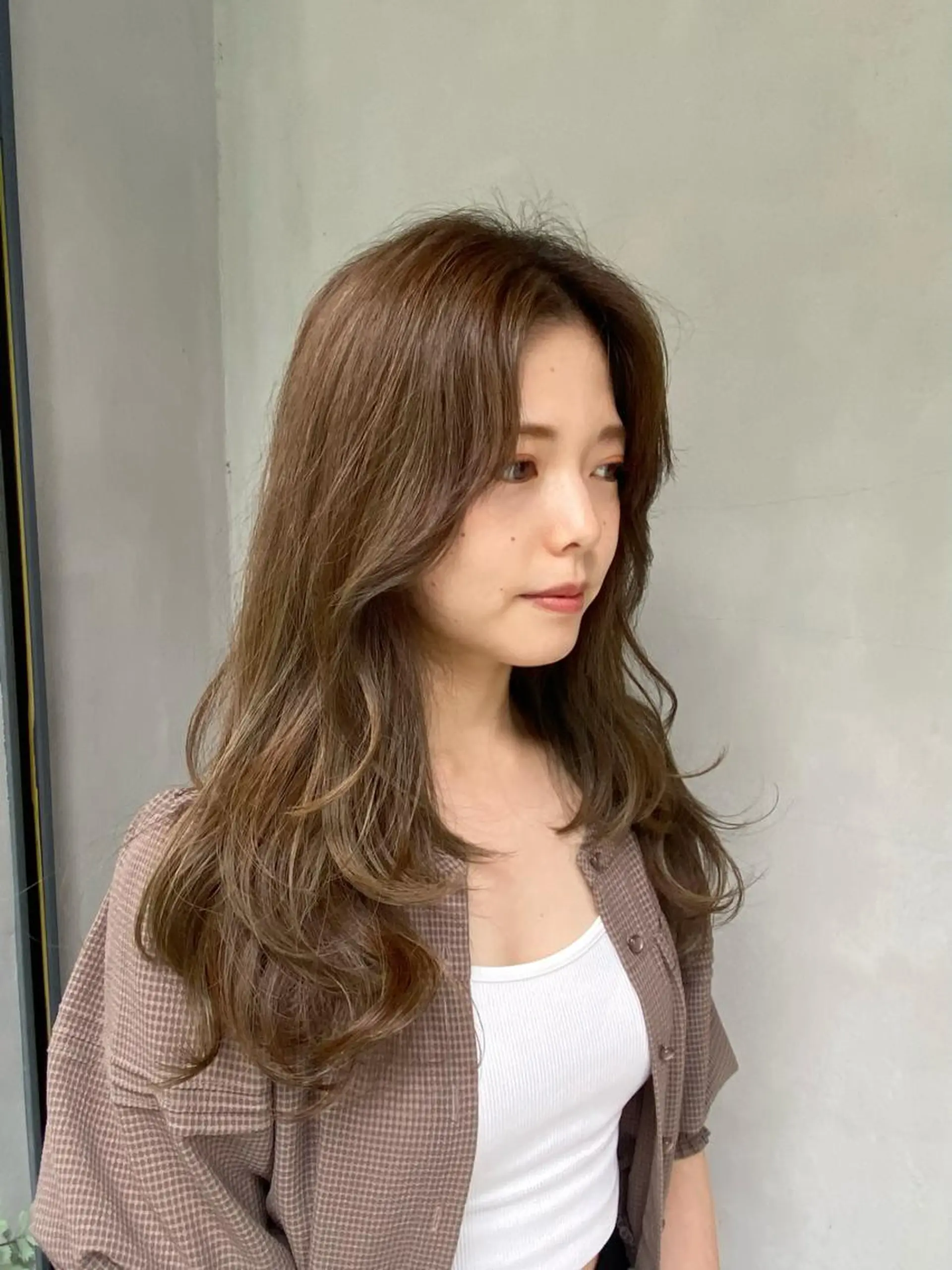 ロング カラー カット ヘアカラー トリートメント ENIF ヤマグチアツコのヘアスタイル