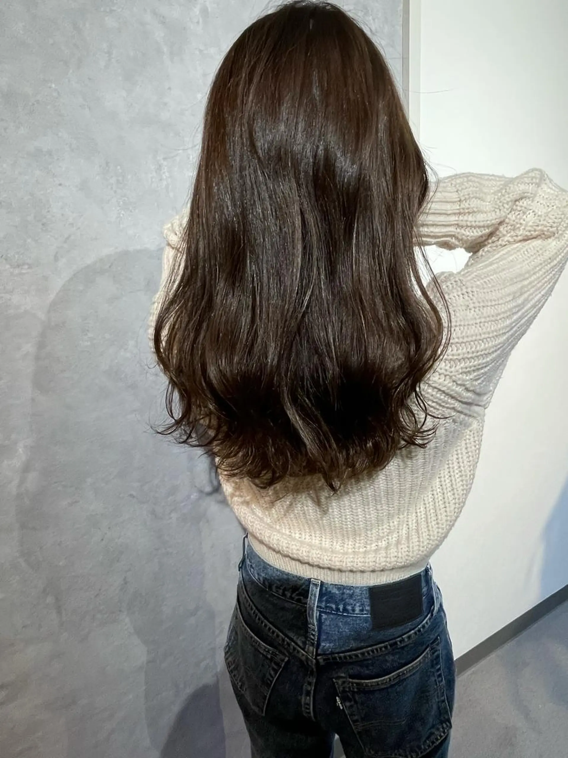 セミロング カラー ブリーチ ブリーチなしカラー トリートメント ヘアカラー トリートメント 【髪質改善】 川津翔太のヘアスタイル