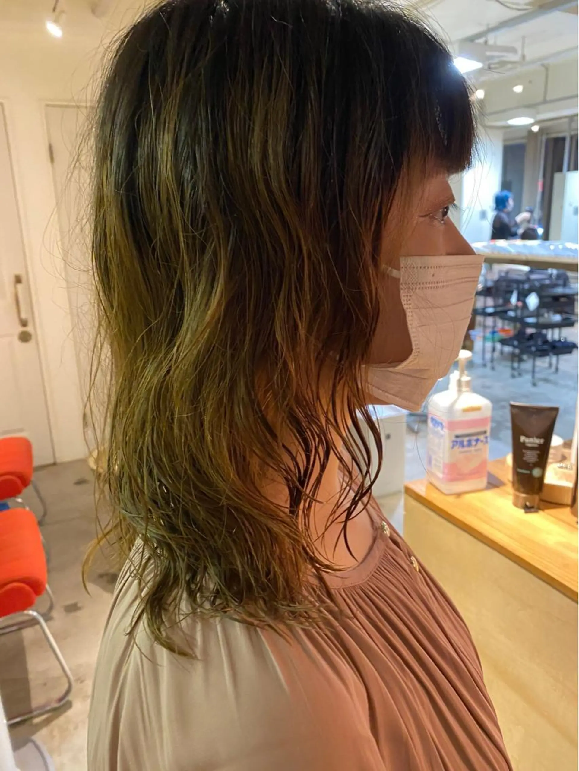 ミディアム パーマ パーマ美容師 hanaのヘアスタイル