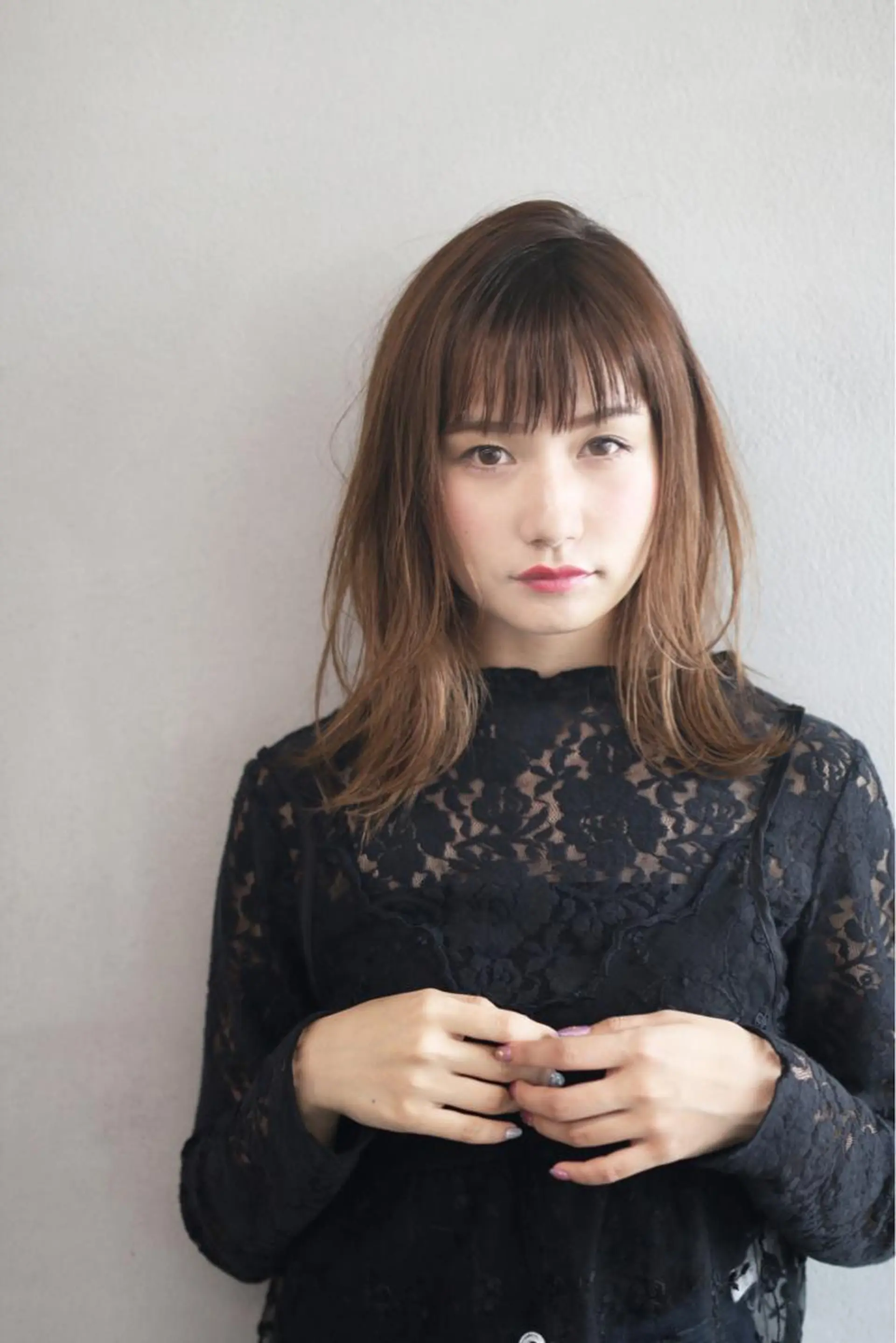 ミディアム カラー カット ヘアカラー ボブ/ショート/ 白髪染め/メンズ葛西のヘアスタイル