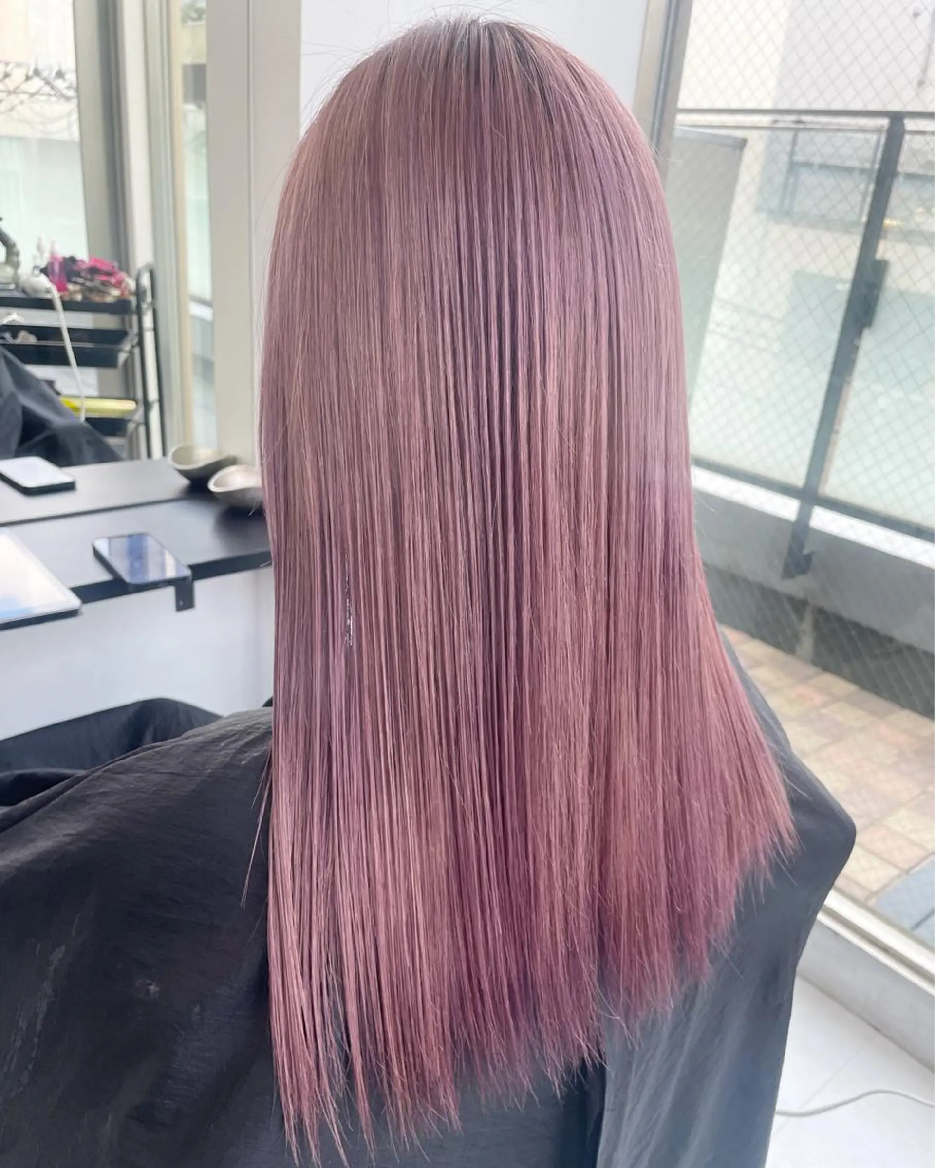 ロング カラー 宮本 円のヘアスタイル